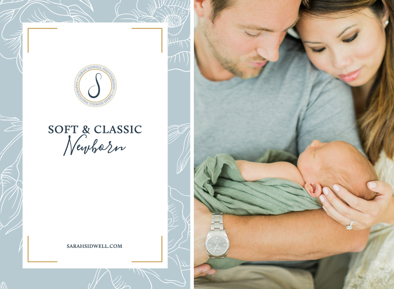 New nashville parents plan their first son's newborn baby photos to be taken by Franklin Tennesee portrait photographer at Sarah Sidwell Photography's newborn studio resulting in classic bright and natural family pho.jpg