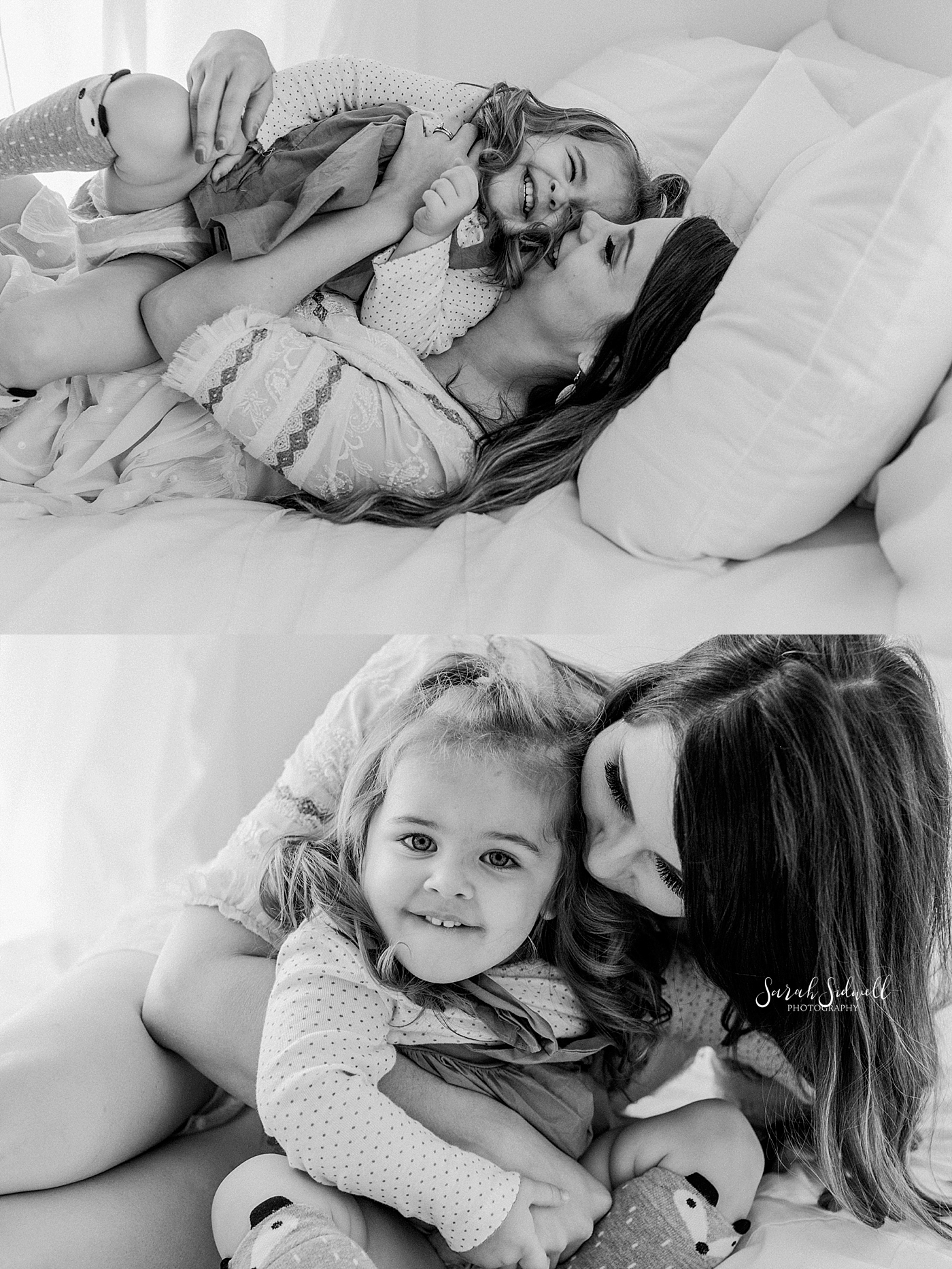A mama snuggles her girl  | Sarah Sidwell Photography | Newborn Love