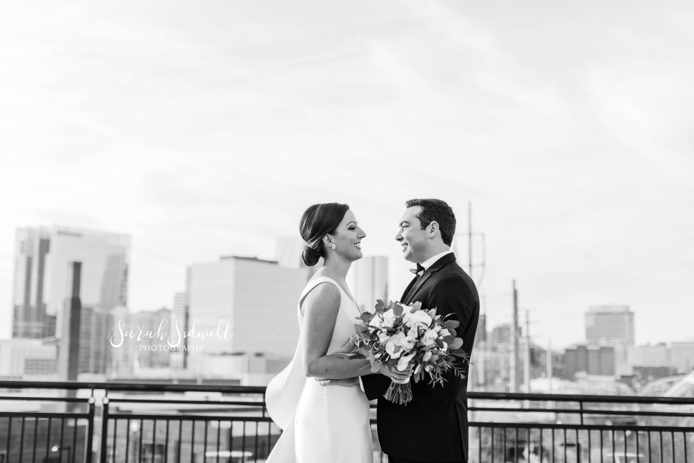 A man looks into his bride's eyes | Sarah Sidwell Photography | The Bell Tower