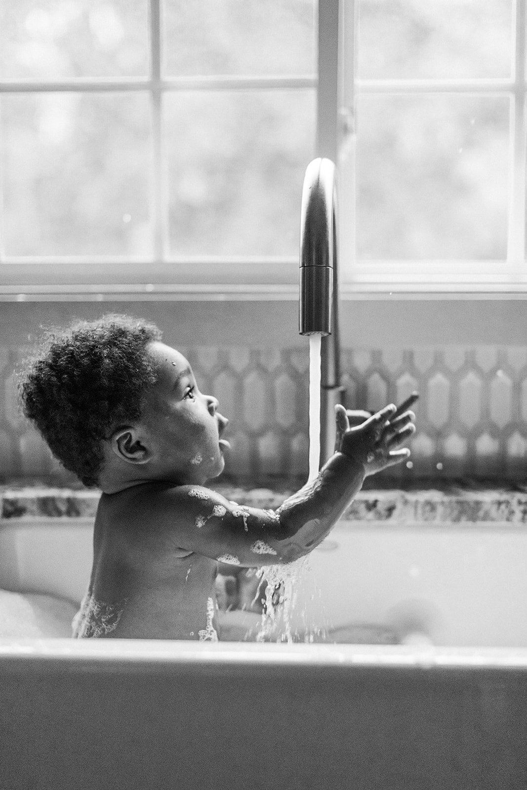 9 month session | IV in kitchen sink