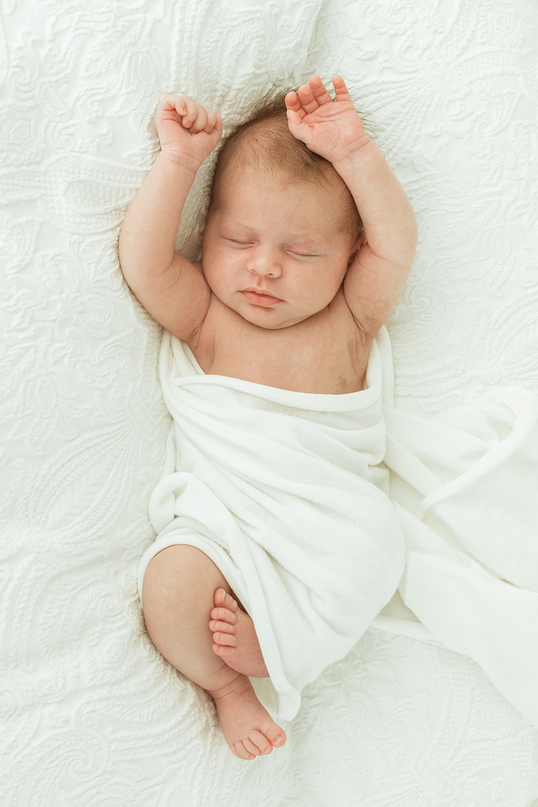nashville newborn session. sleepy newborn baby girl
