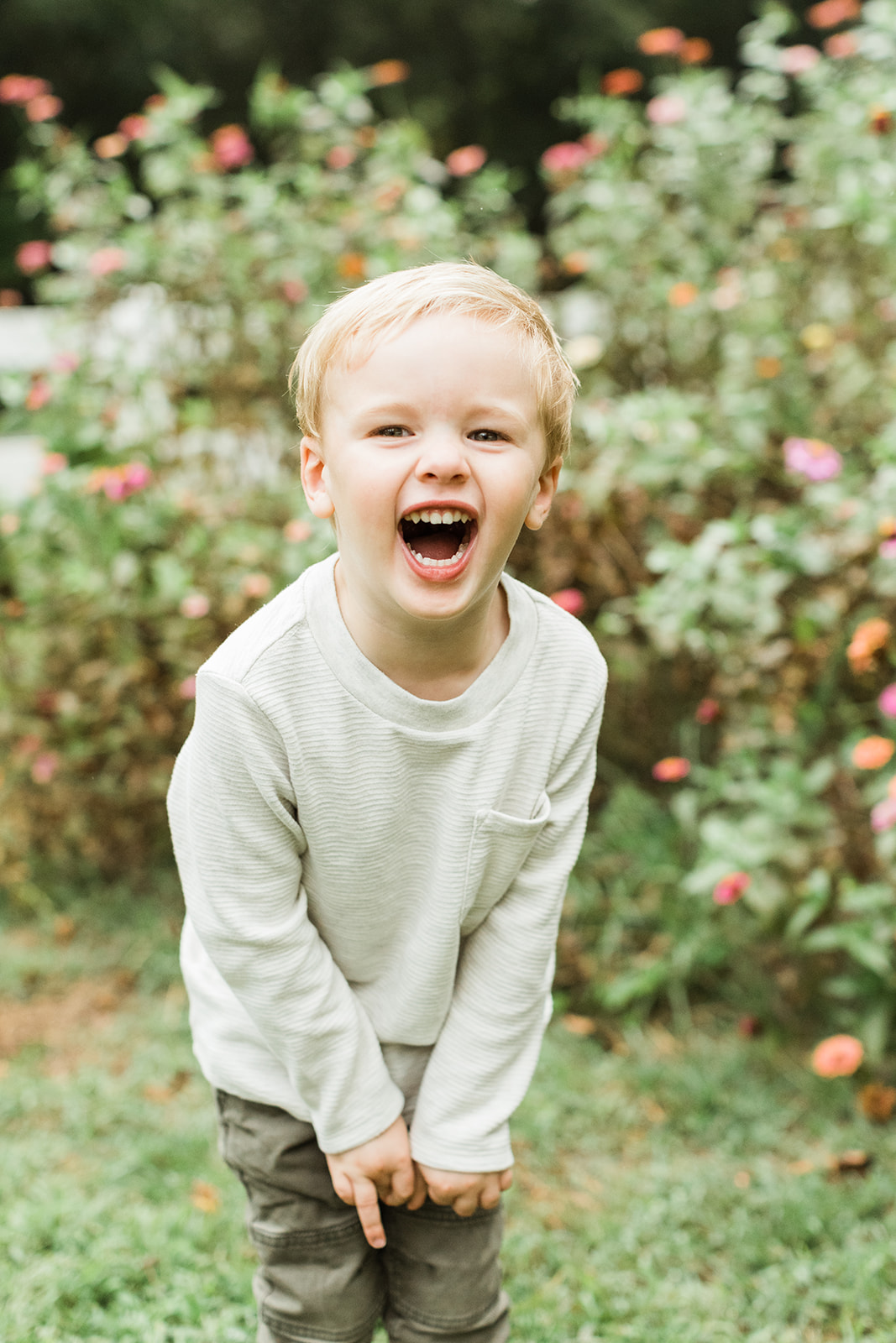 outdoor family session in nashville tennessee. little boy portrait