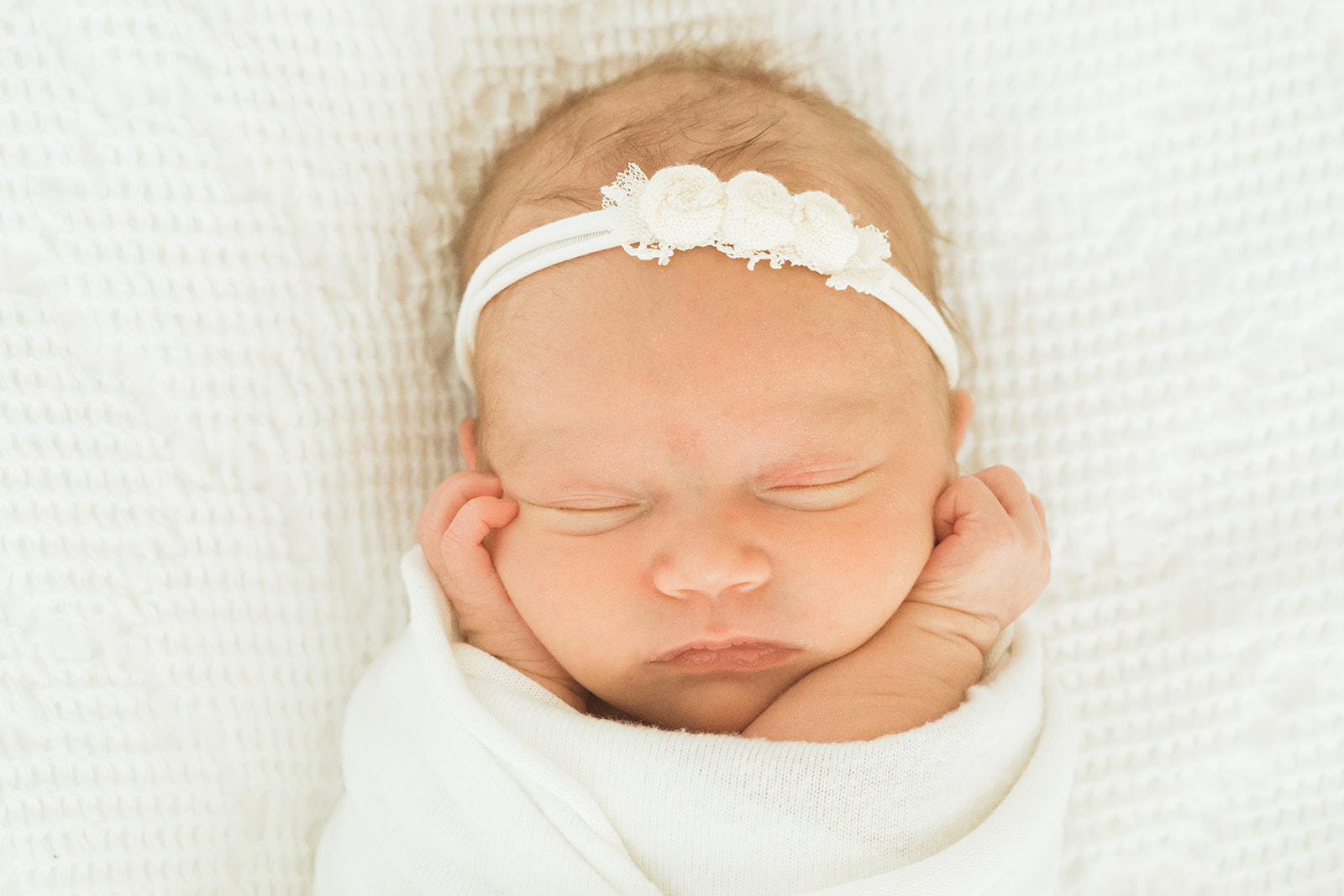 baby Charolette's newborn session in Nashville, Tennessee