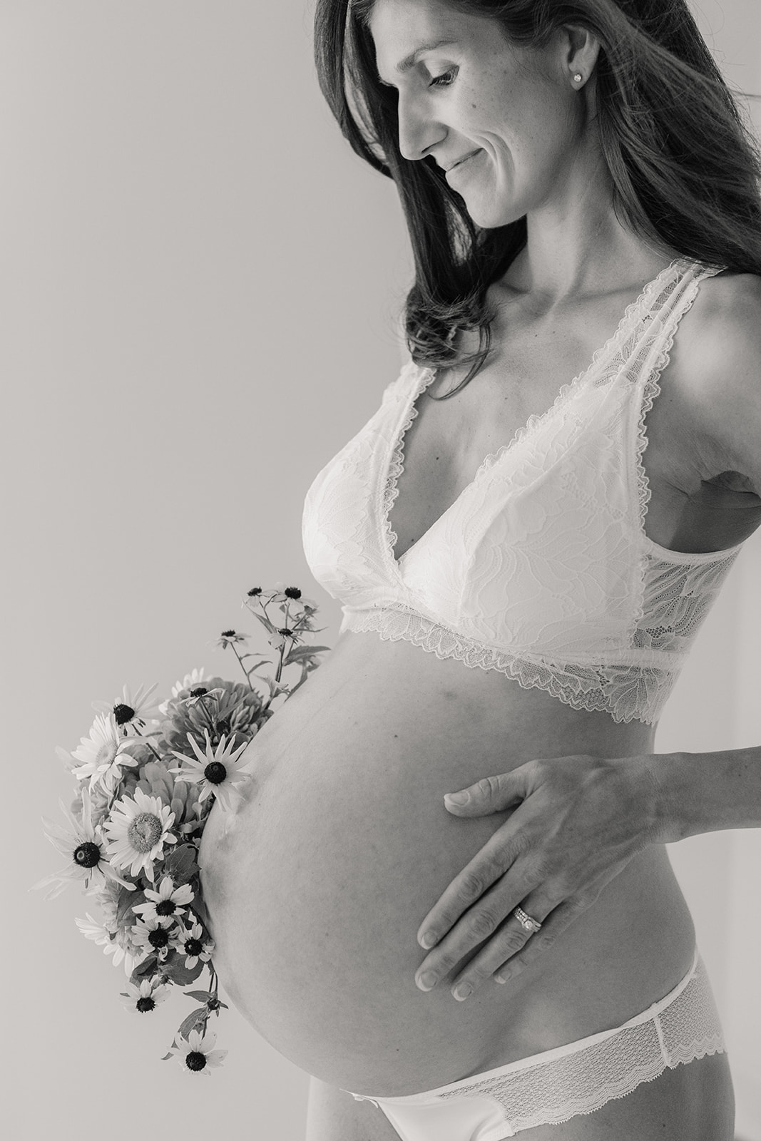 body empowerment and maternity session in nashville studio