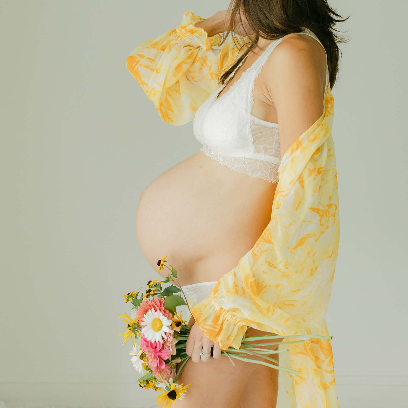 body empowerment and maternity session in nashville studio
