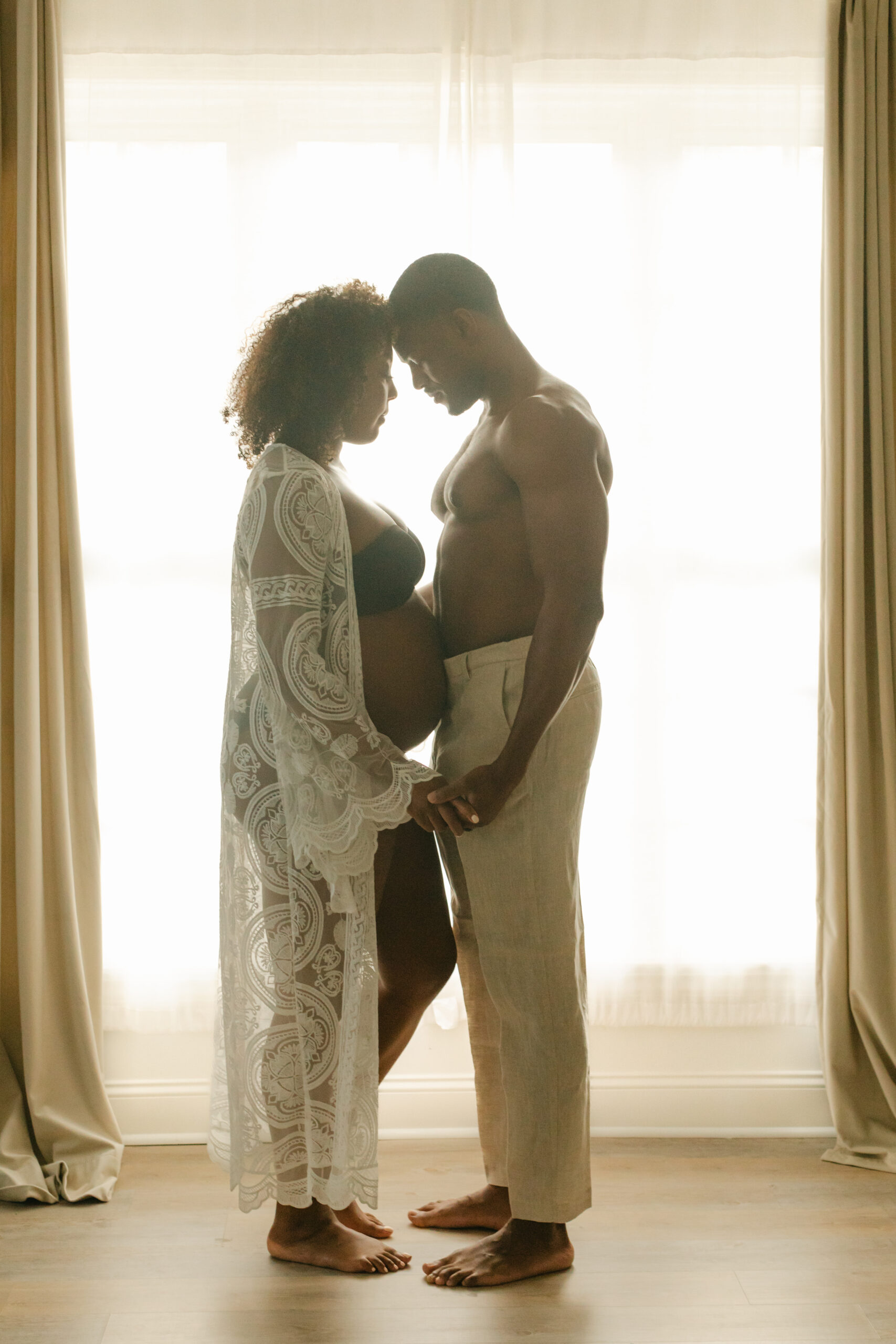 couple photo. moody maternity and body empowerment session