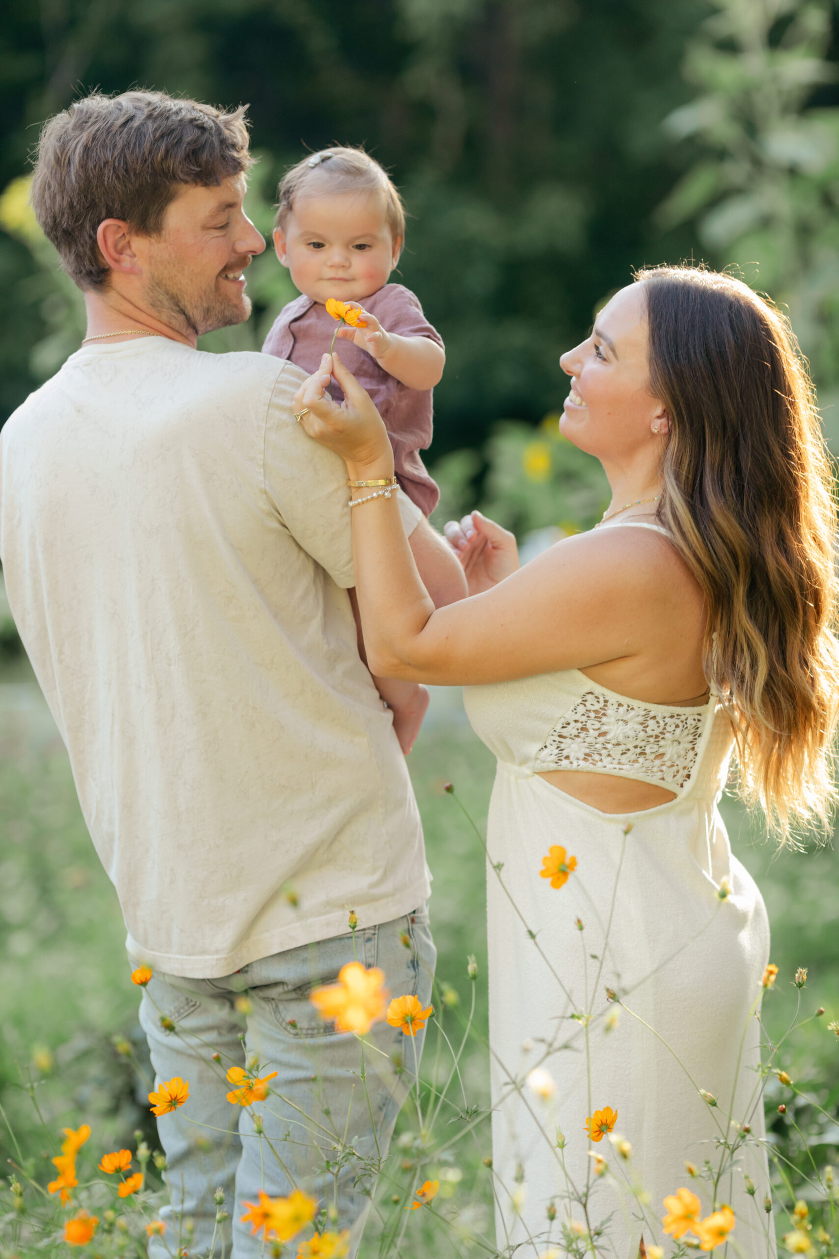 parents with baby girl