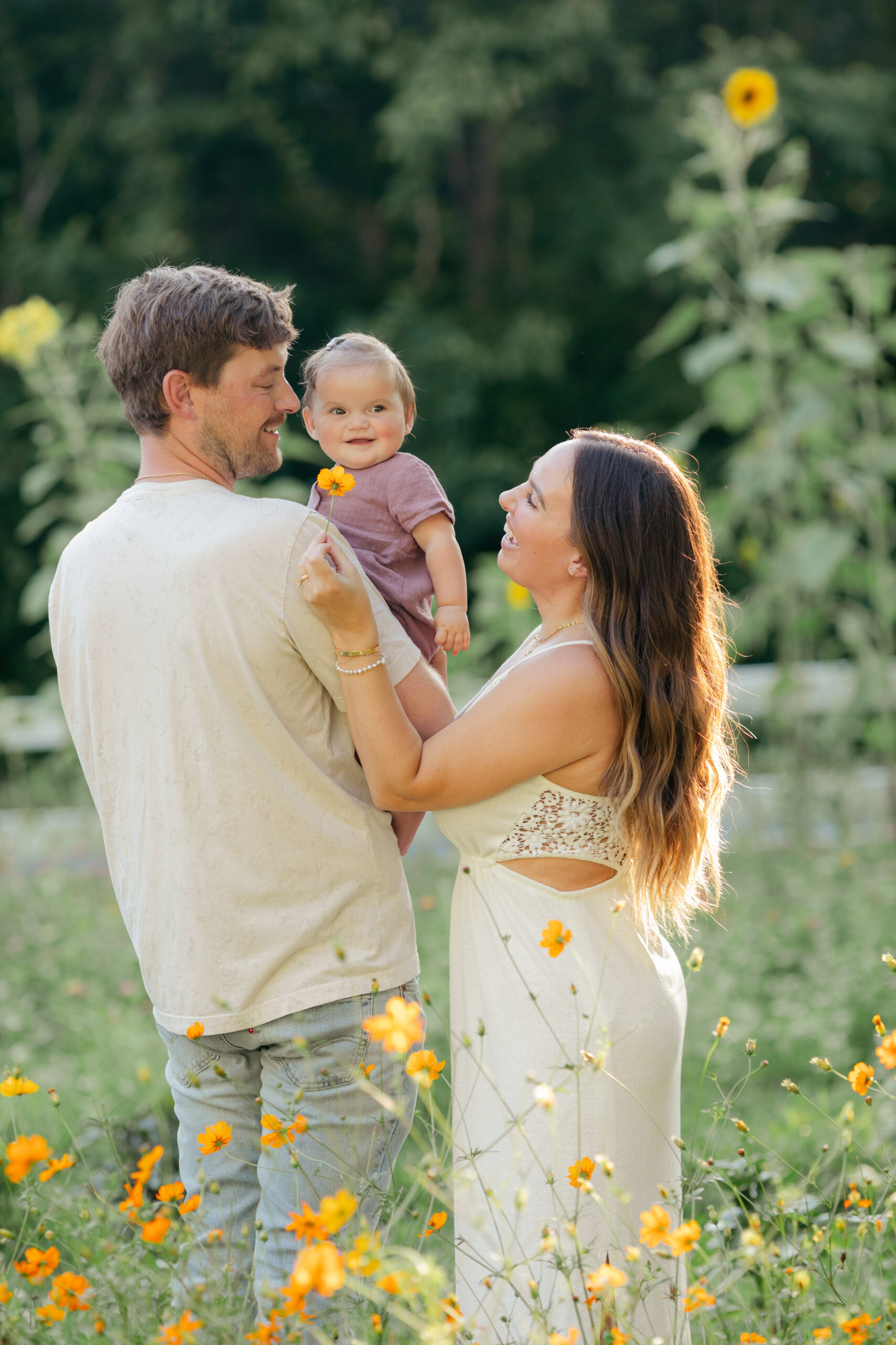 parents with baby girl