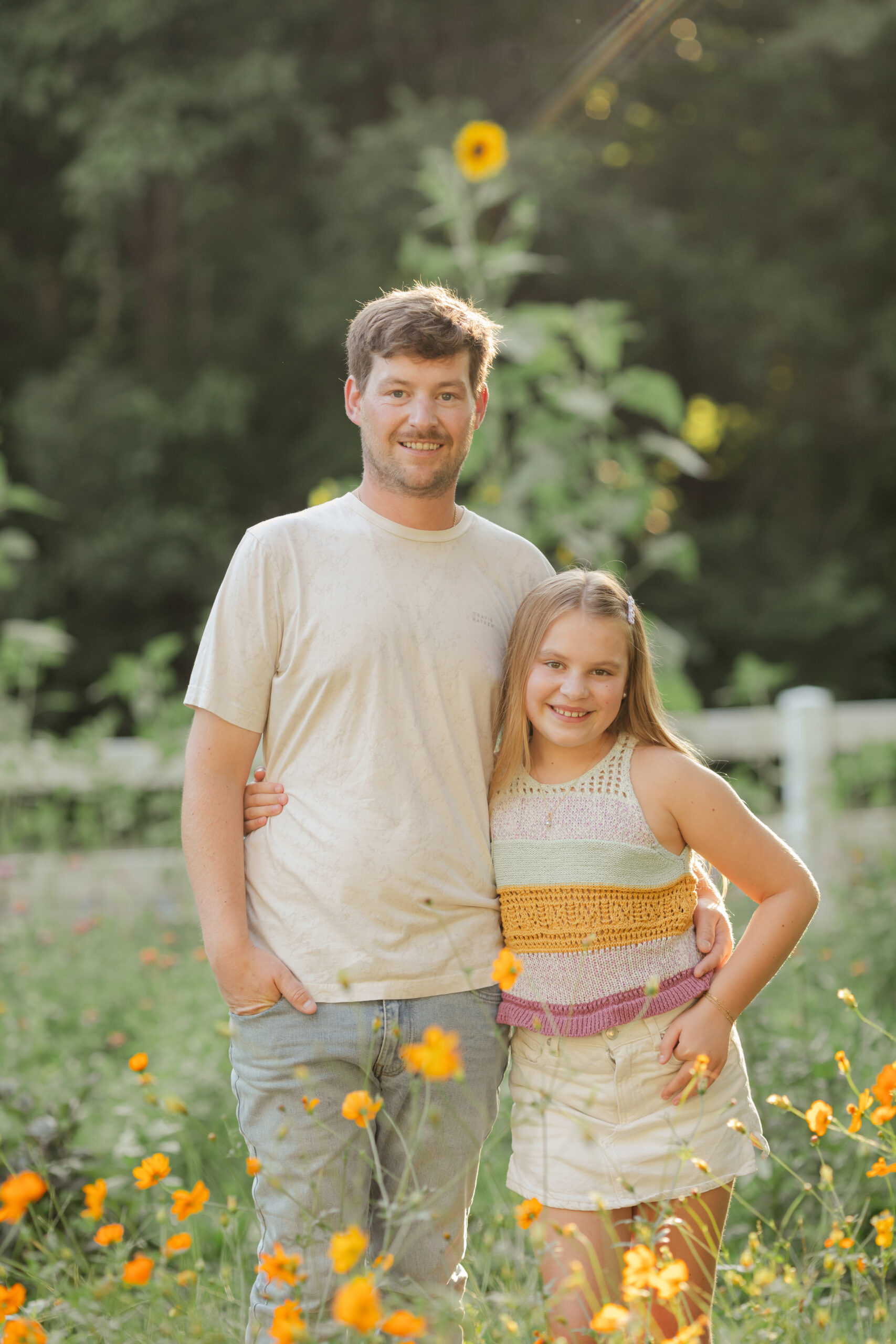 dad and daughter