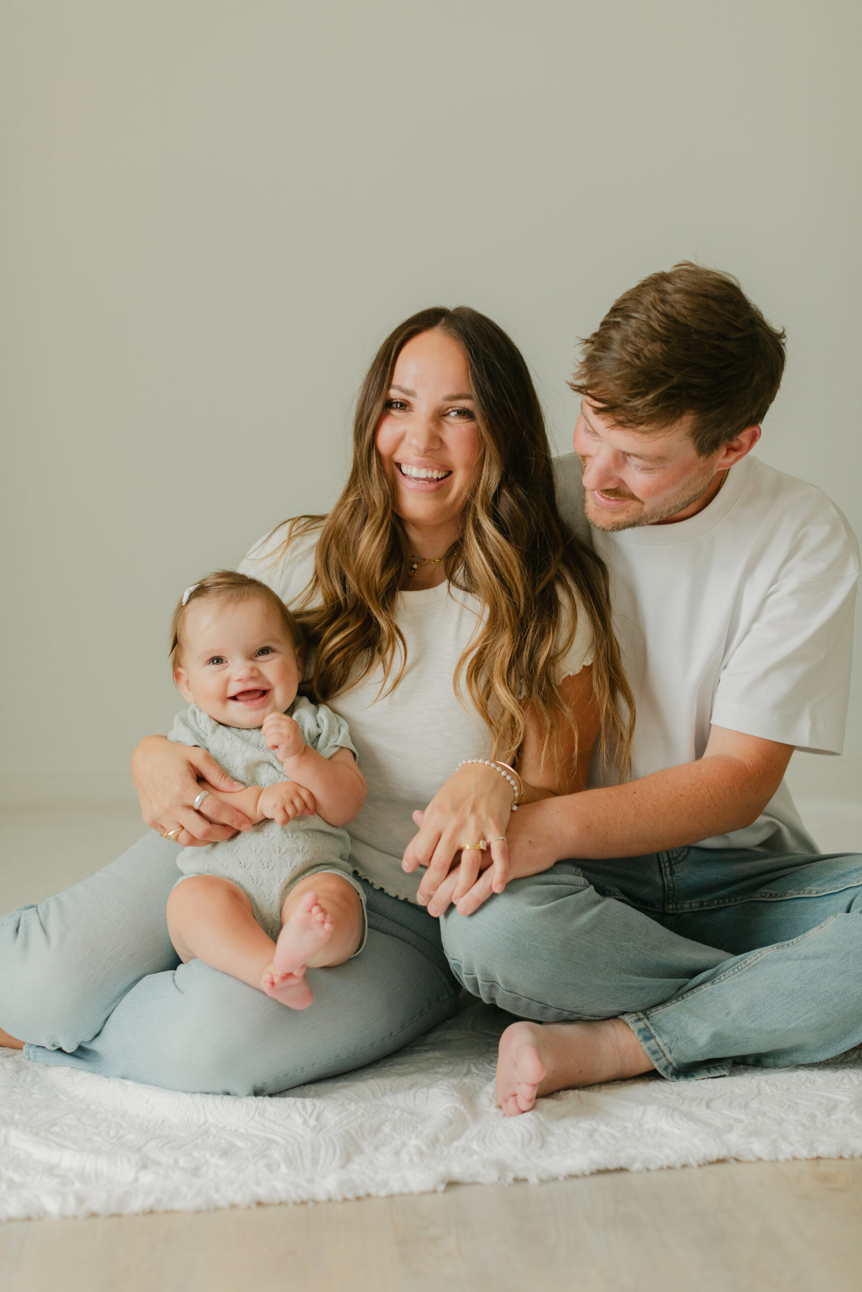 parents with baby girl