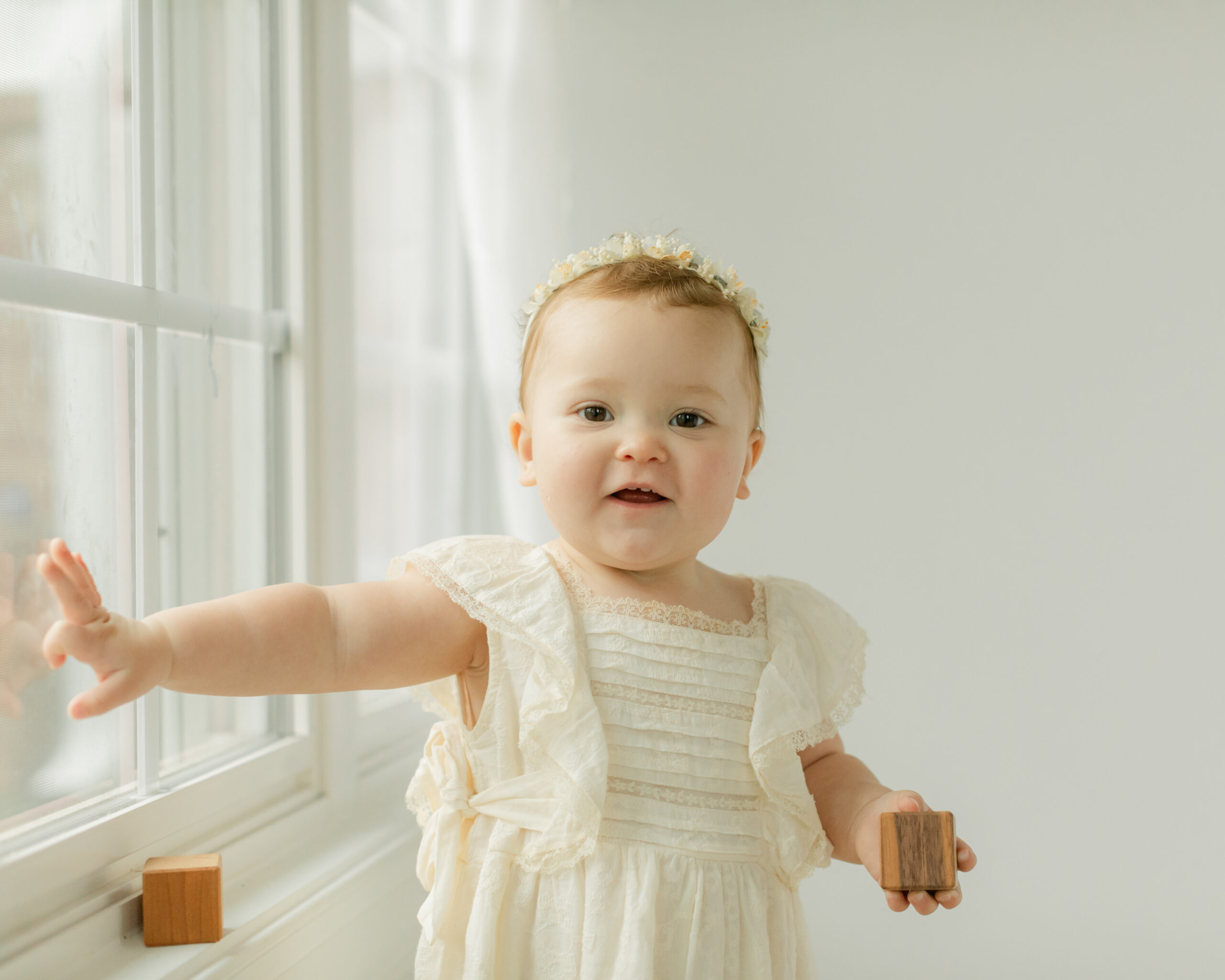 1 year baby milestone session