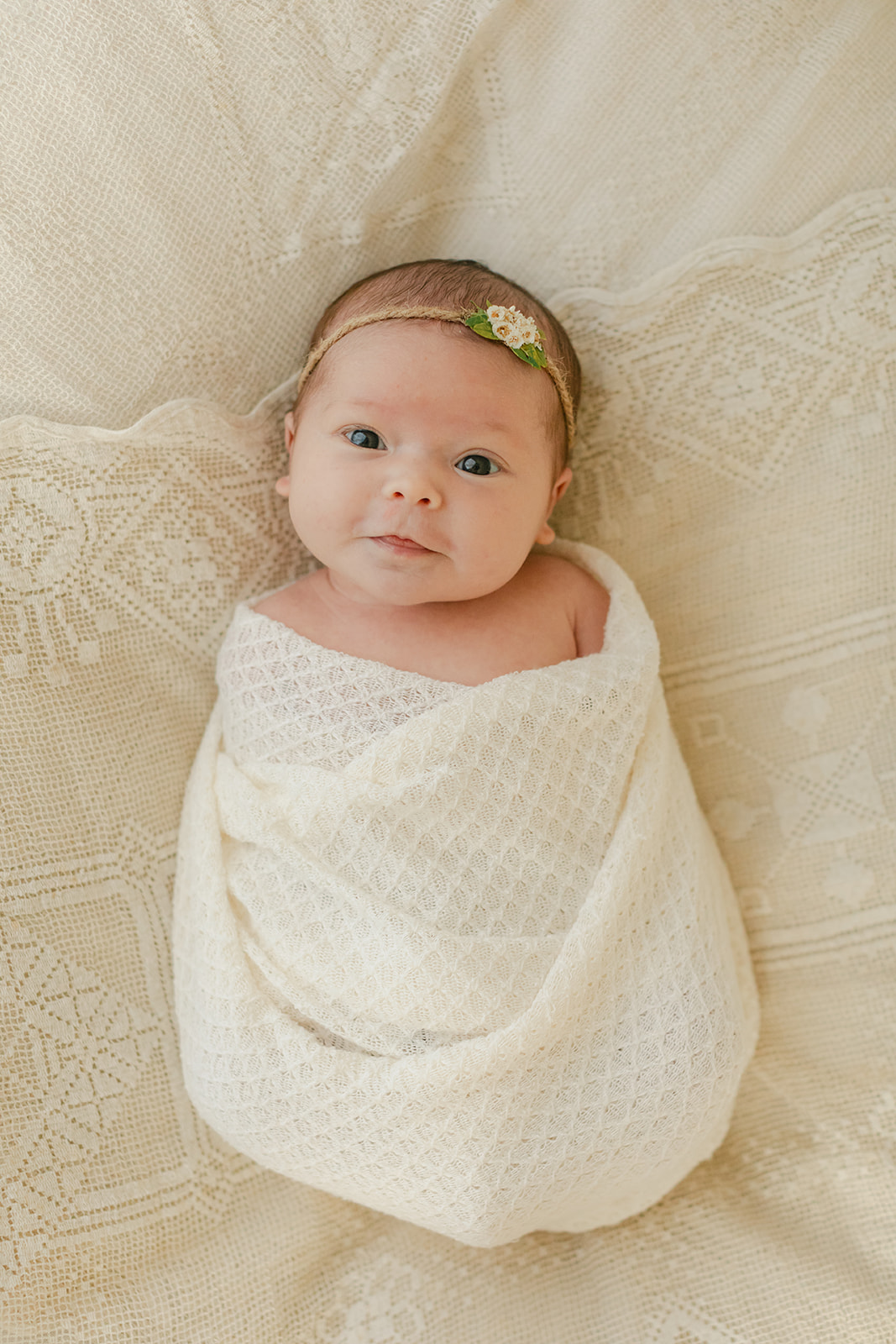 Newborn baby girl photo