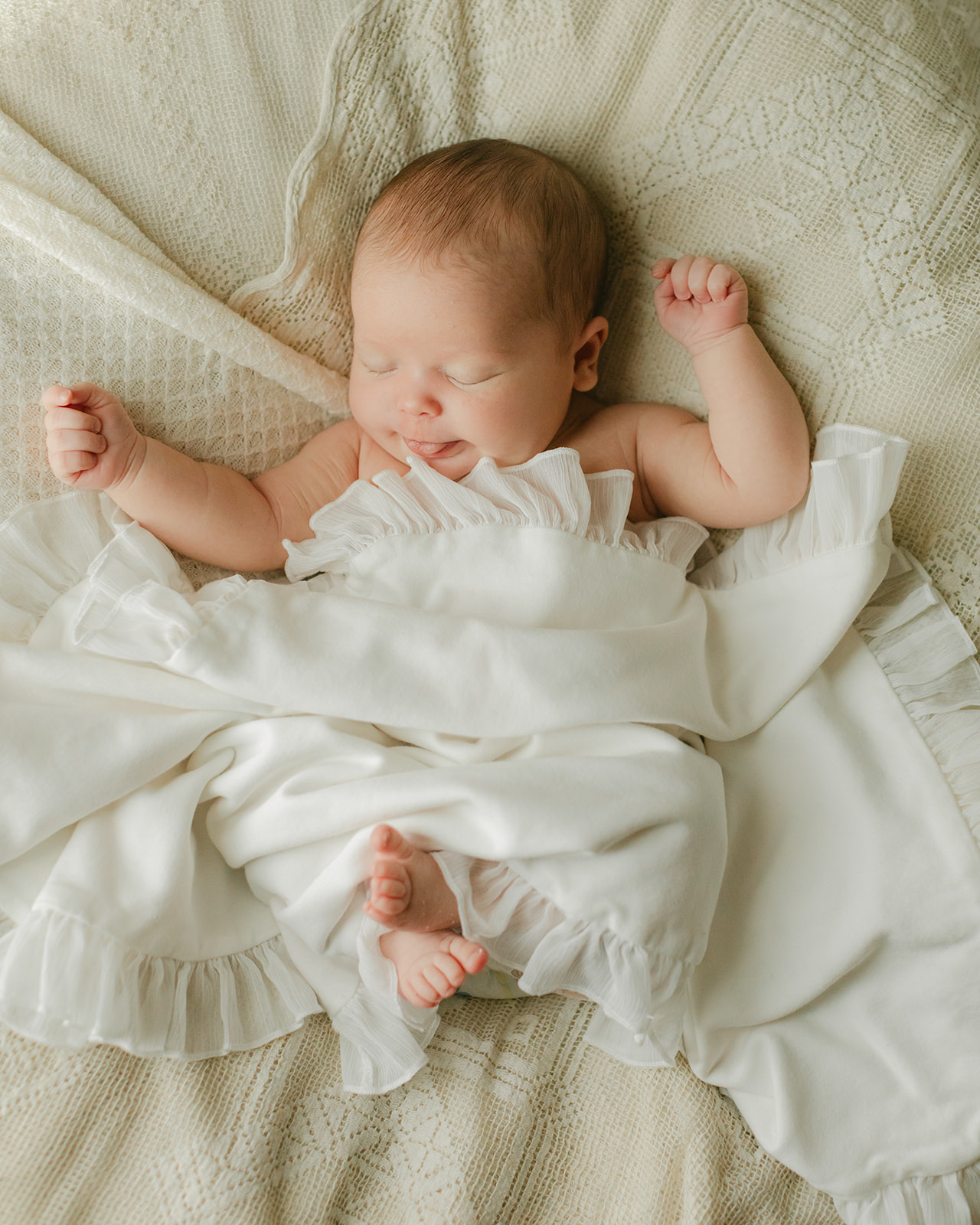 Newborn baby girl photo