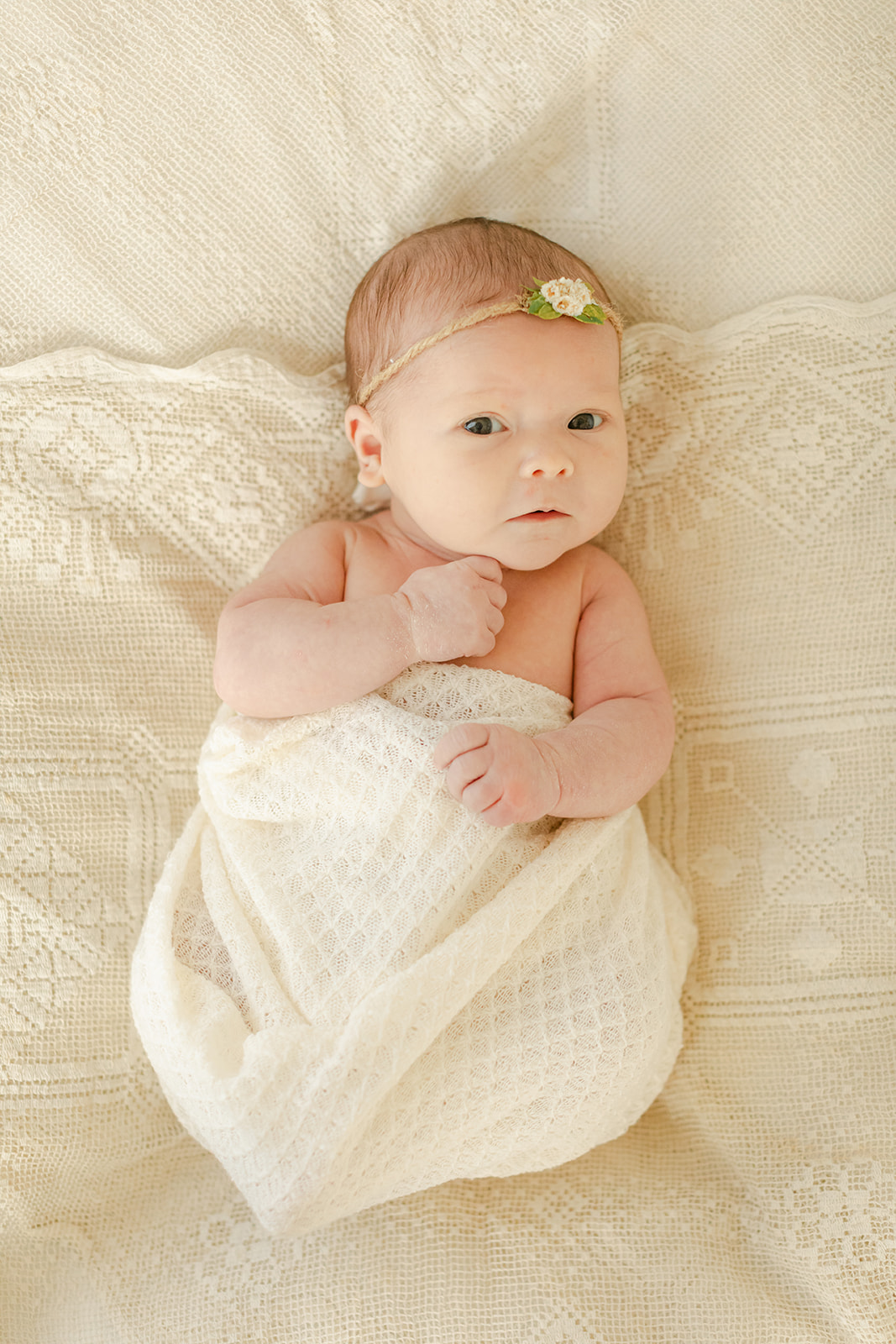 Newborn baby girl photo