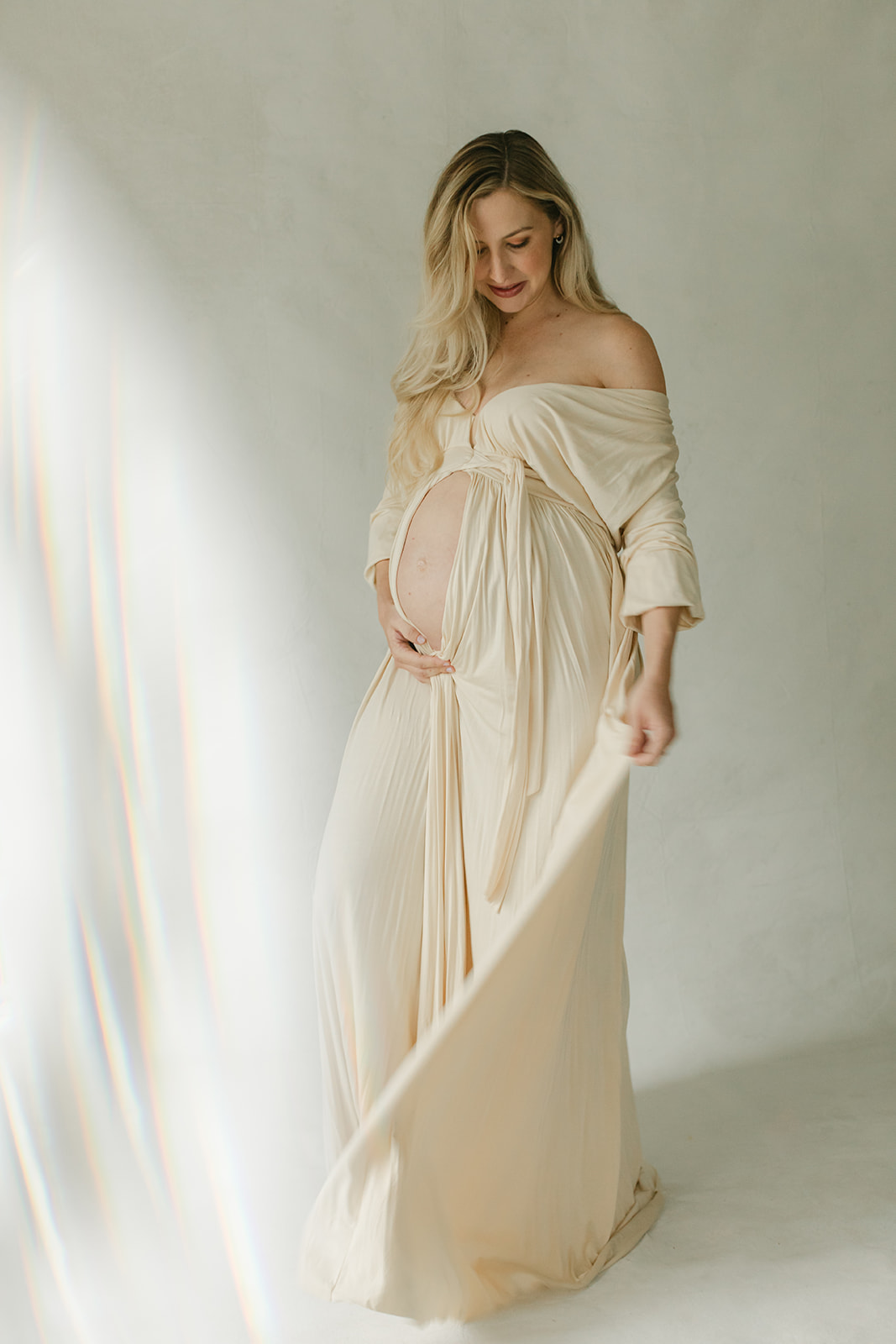 solo maternity session