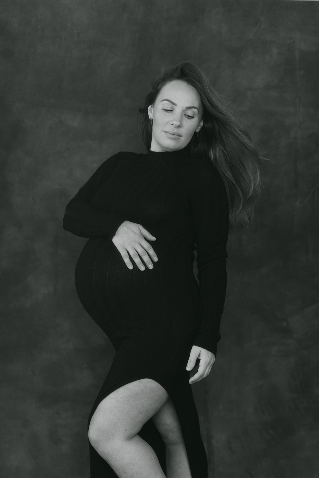 solo maternity session