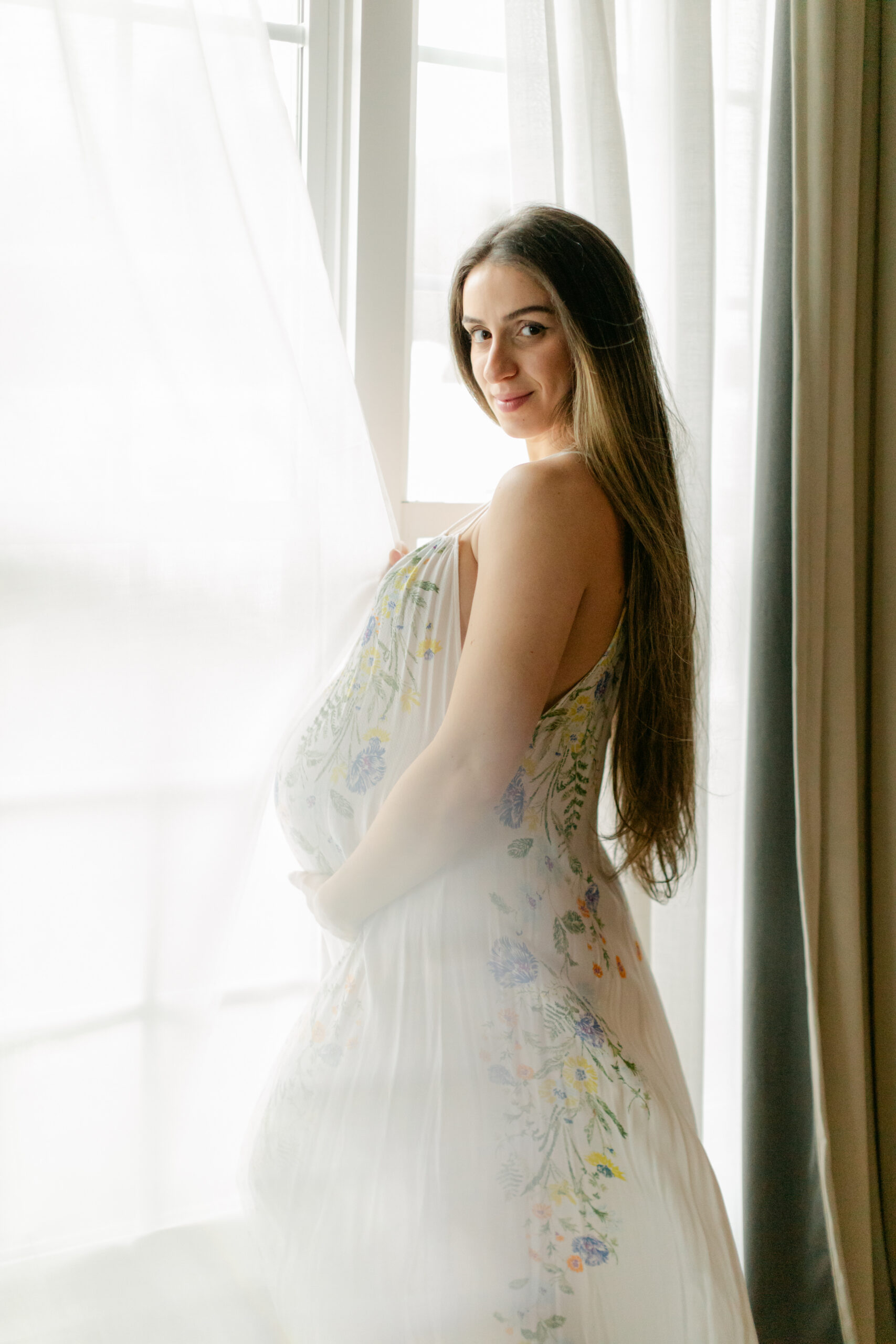 solo maternity session