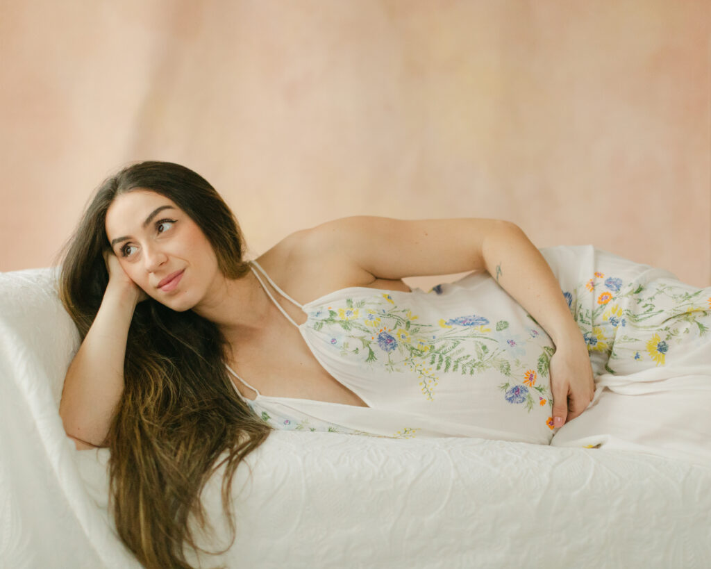 solo maternity session