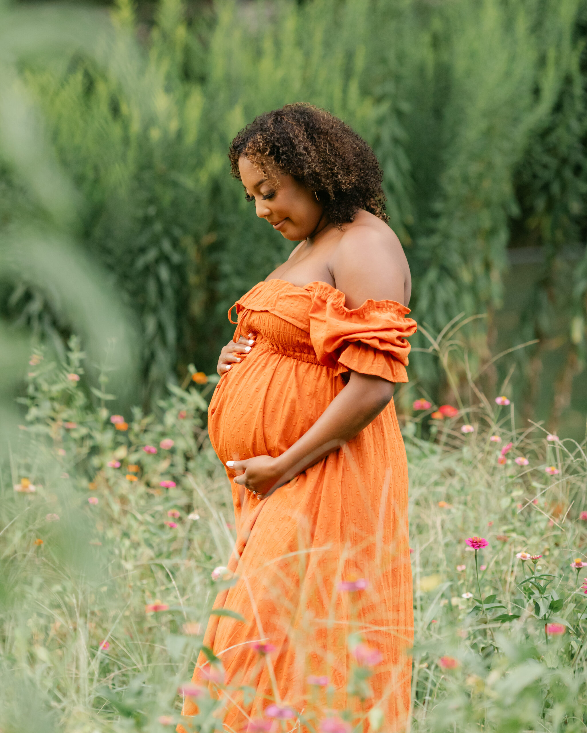 solo maternity session