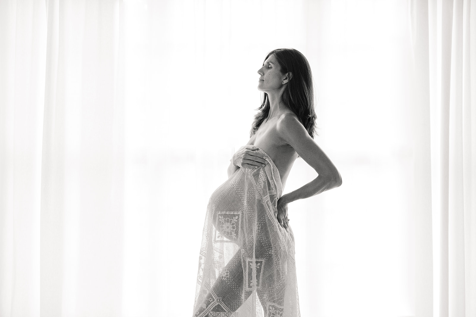 solo maternity session