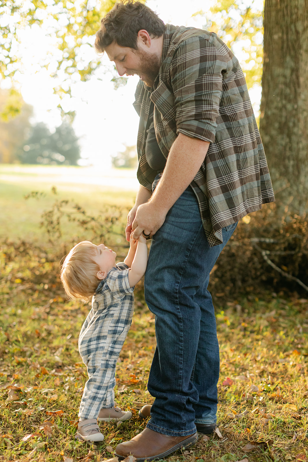 dad and 1 year old baby boy
