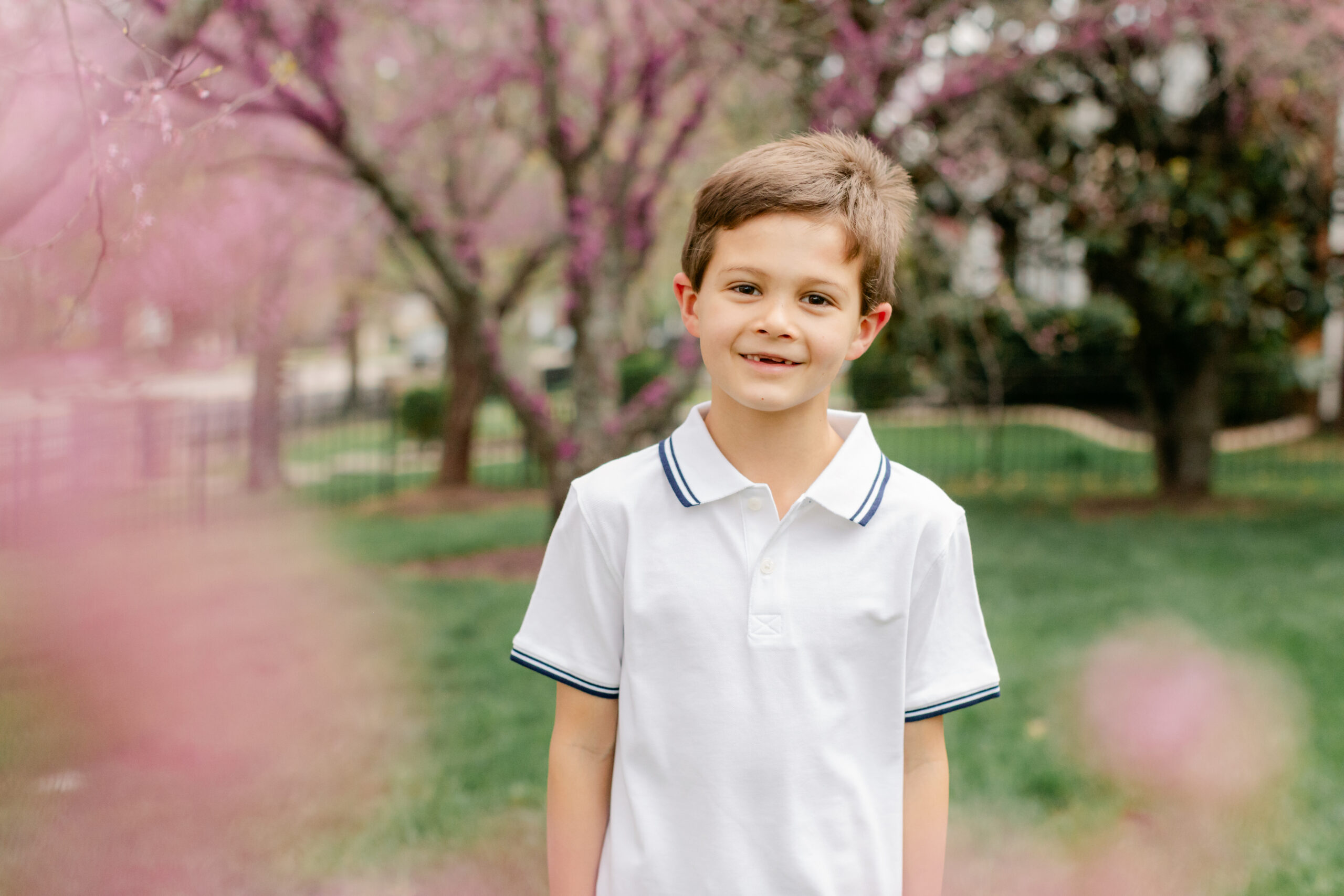little boy toothless smiling
