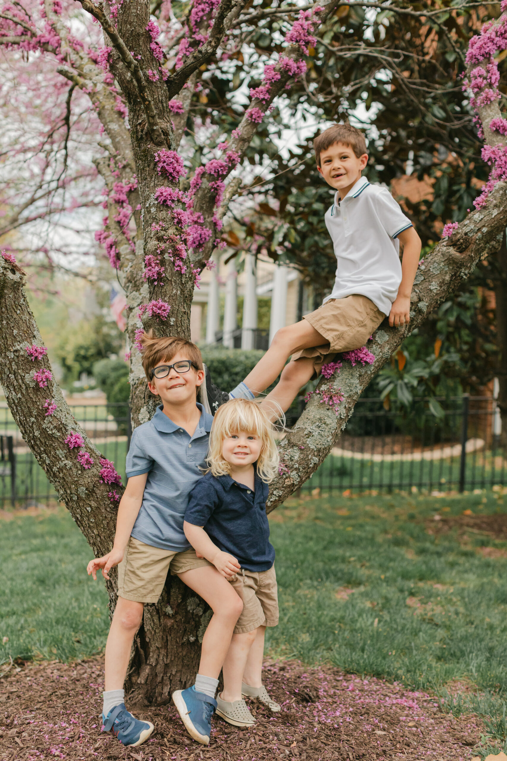 three little boys