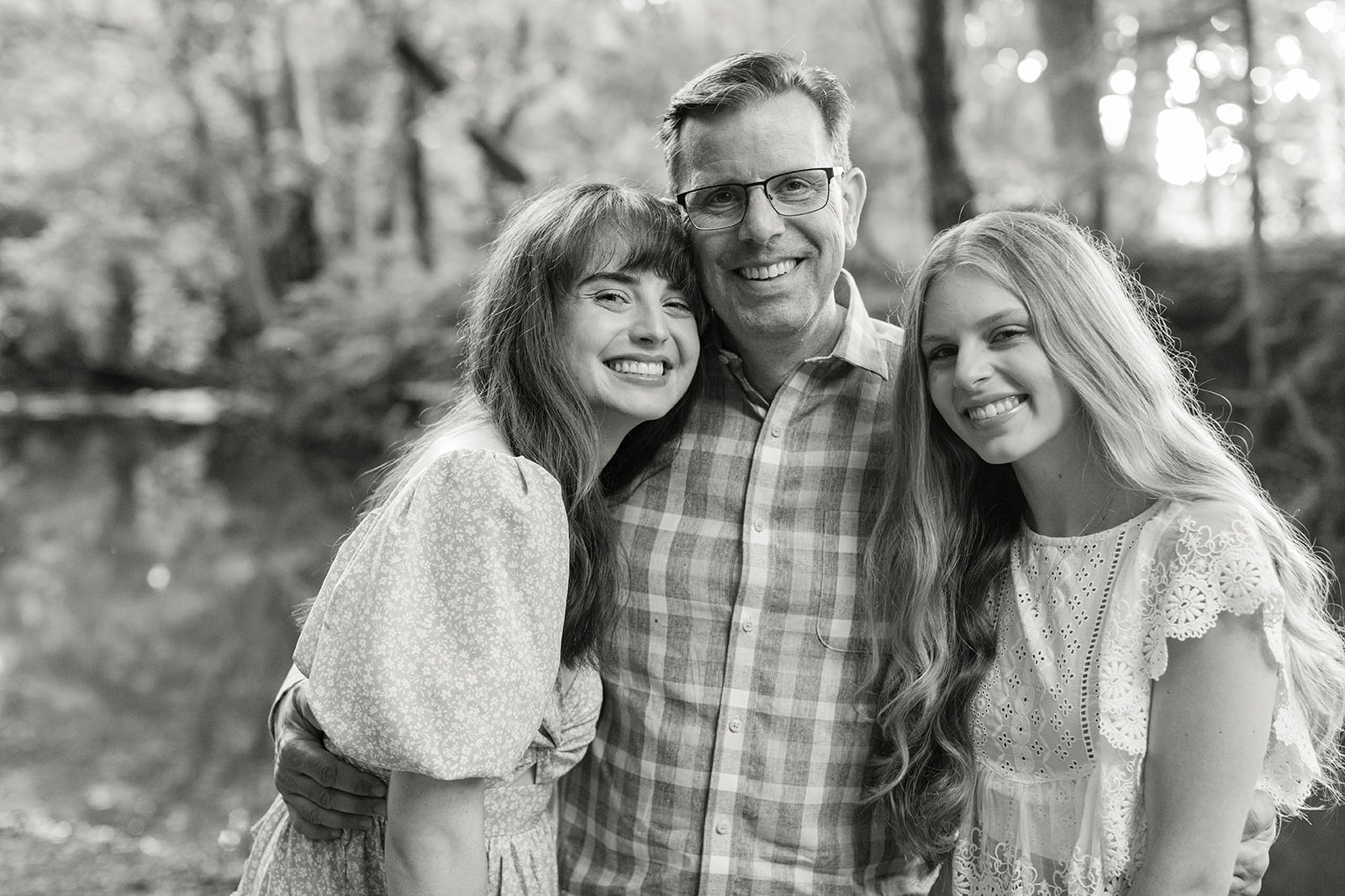 dad and two daughters