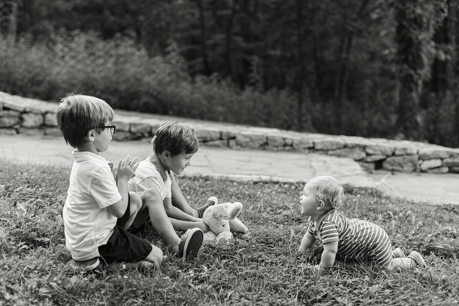 three little boys