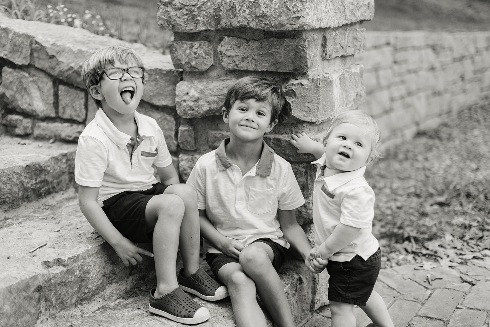 three little boys