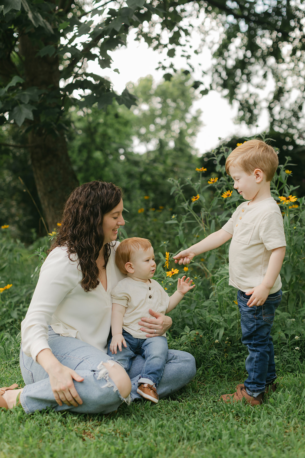 mama and her two boys