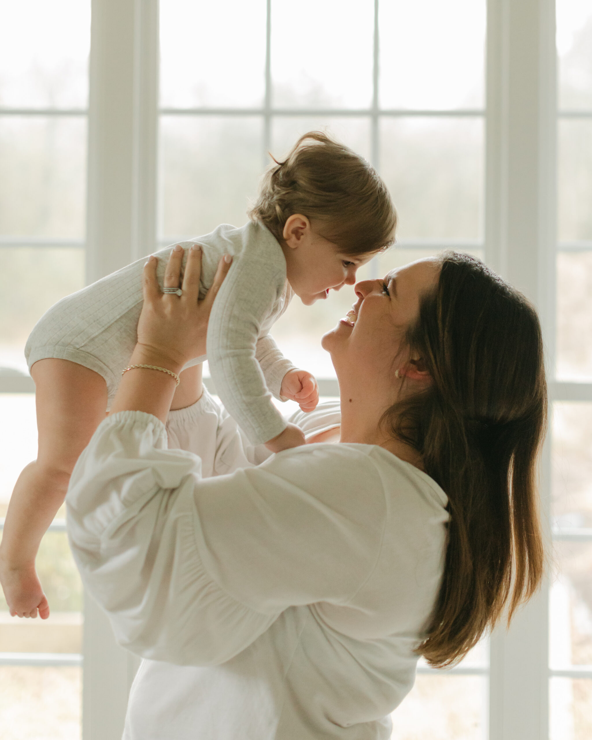 mom and 1 year old daughter