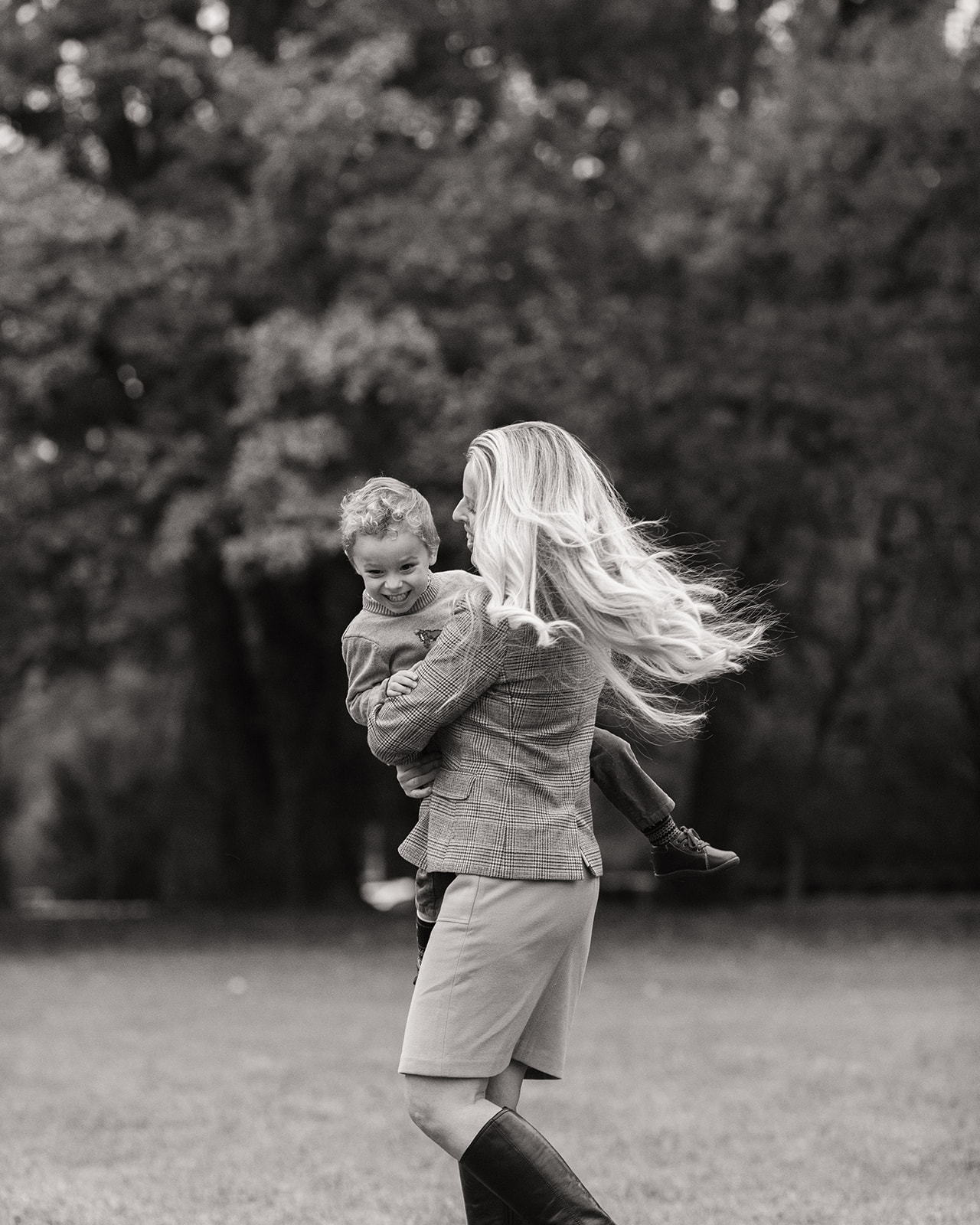 mother and son