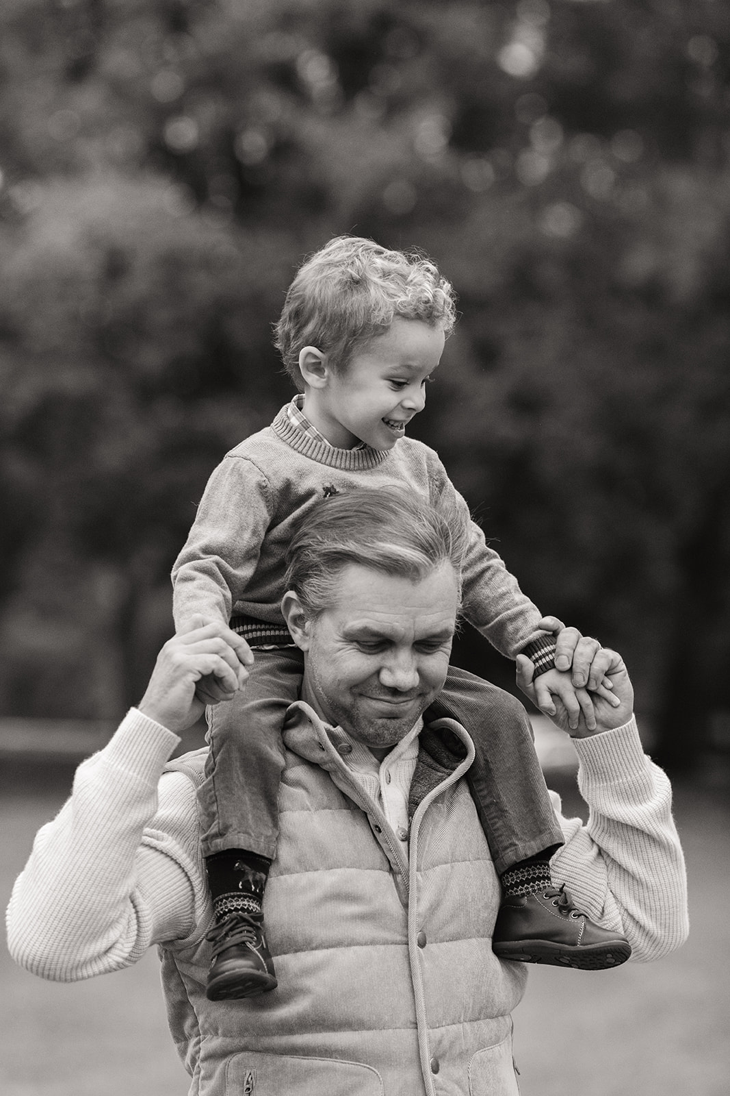 dad and son