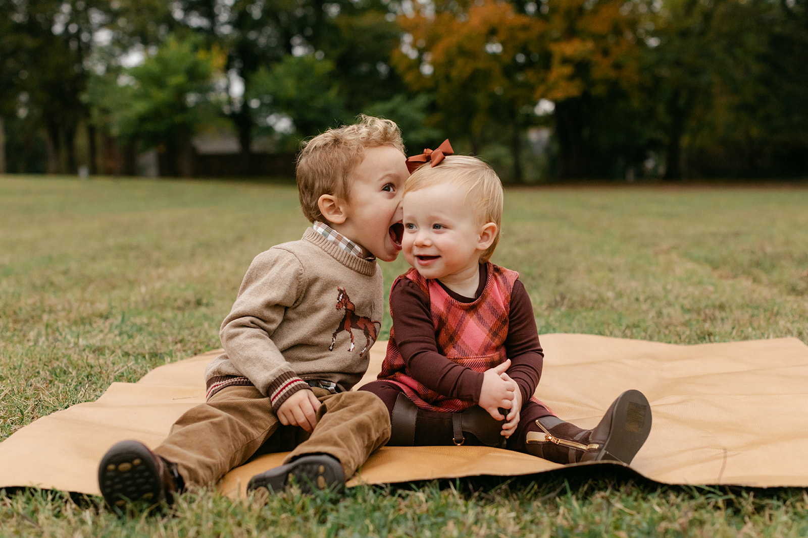 siblings photo (sister and brother)