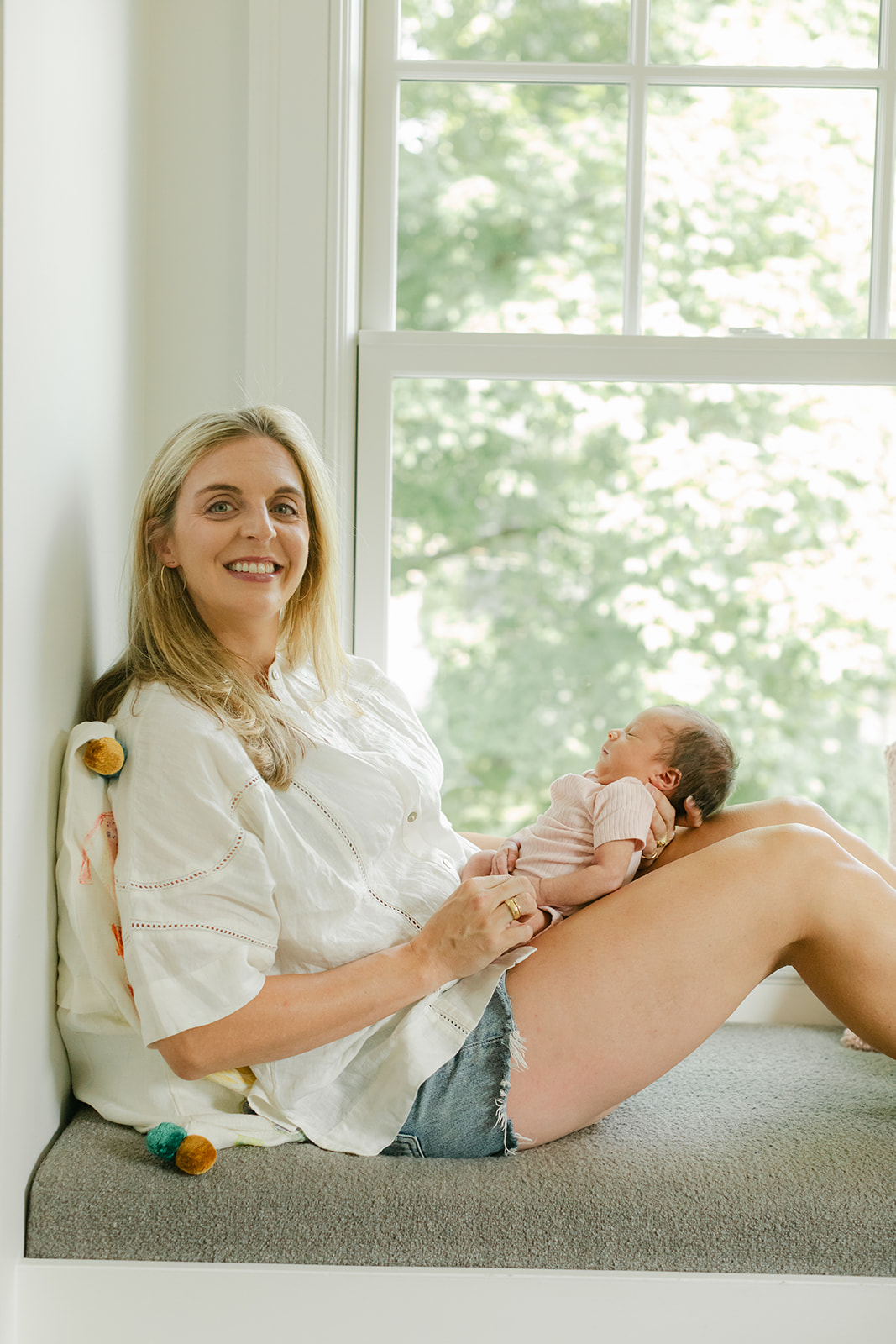 mama and newborn baby girl