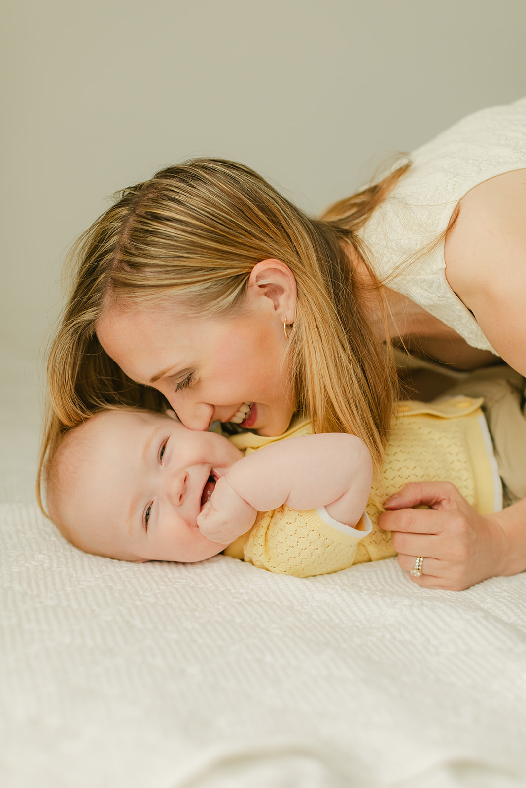 mom and 6 month old baby boy