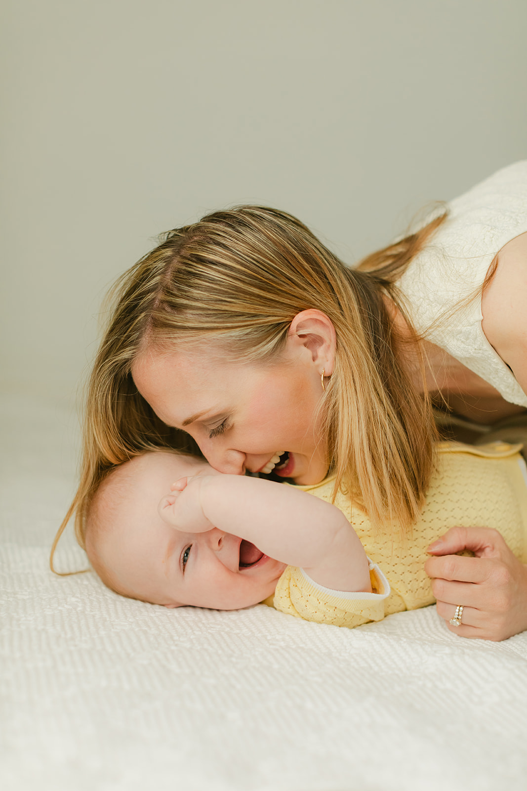 mom and 6 month old baby boy