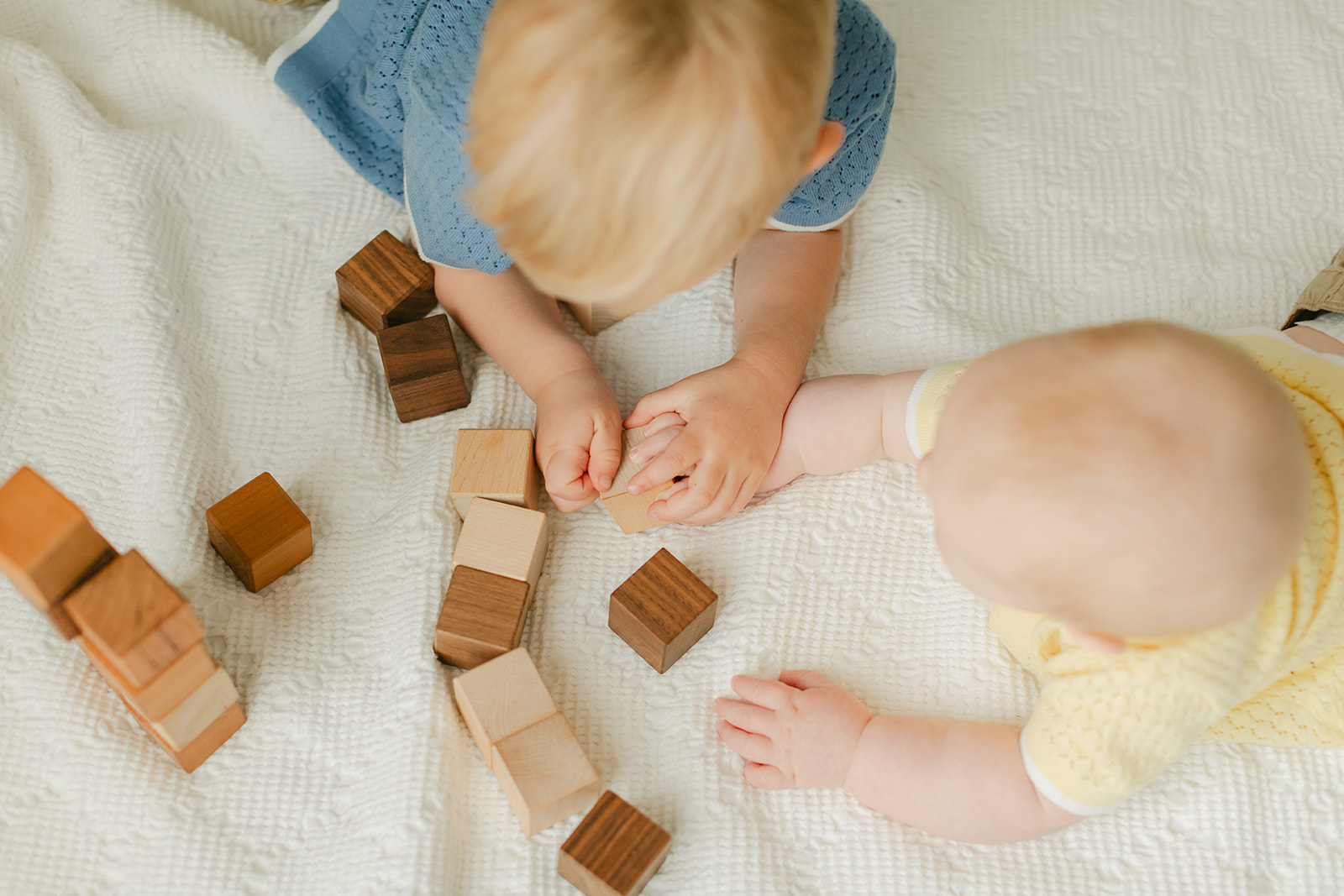 toddler and 6 month old baby boy