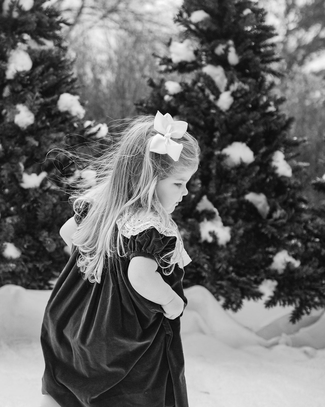 little girl christmas photo 