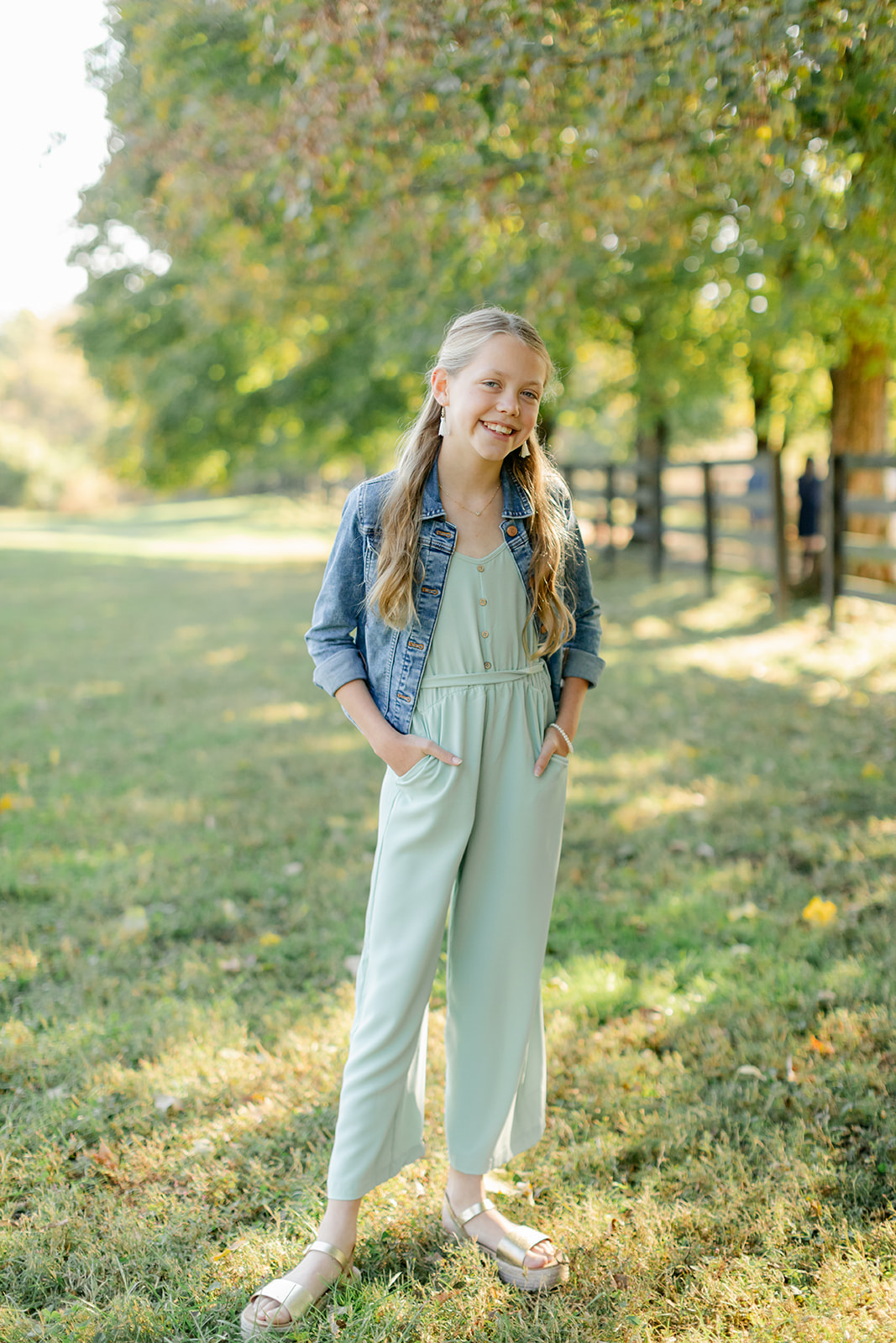 tween (teenager) girl outdoor portrait 