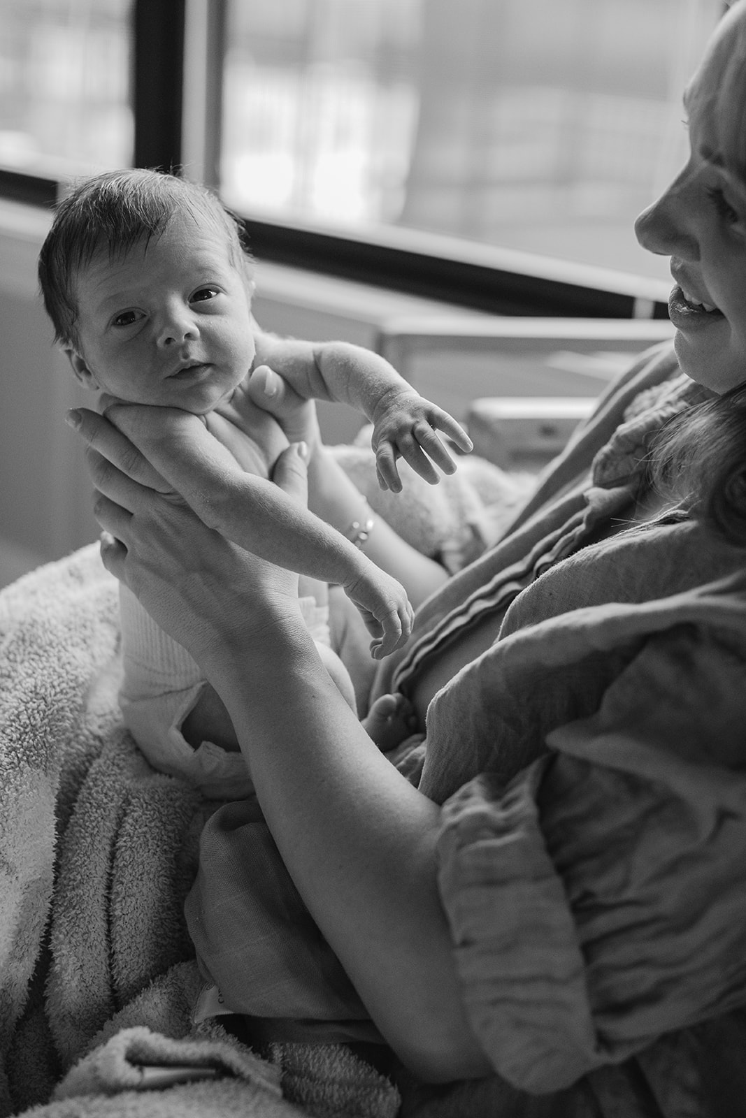 mama and newborn baby