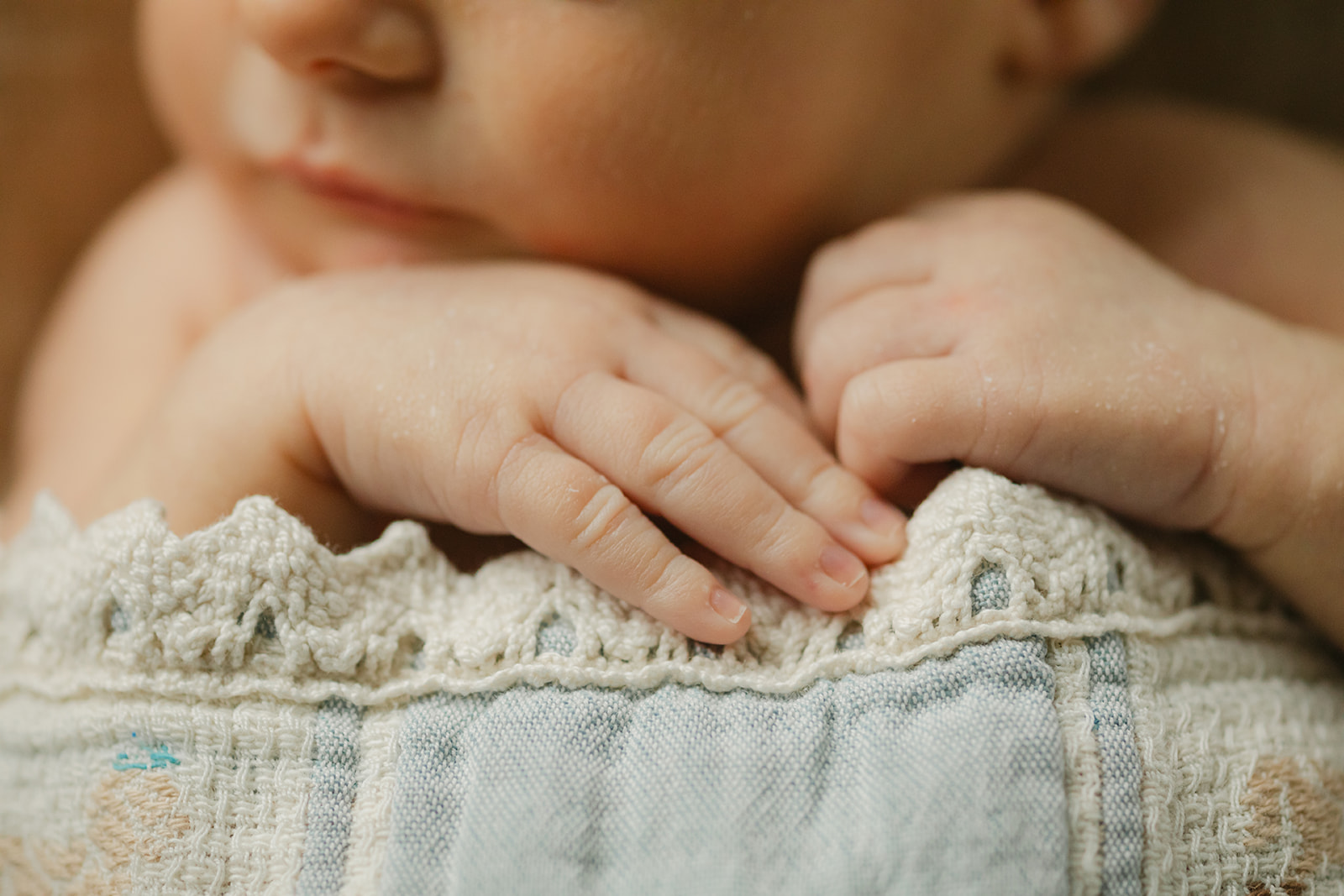 sleeping newborn baby