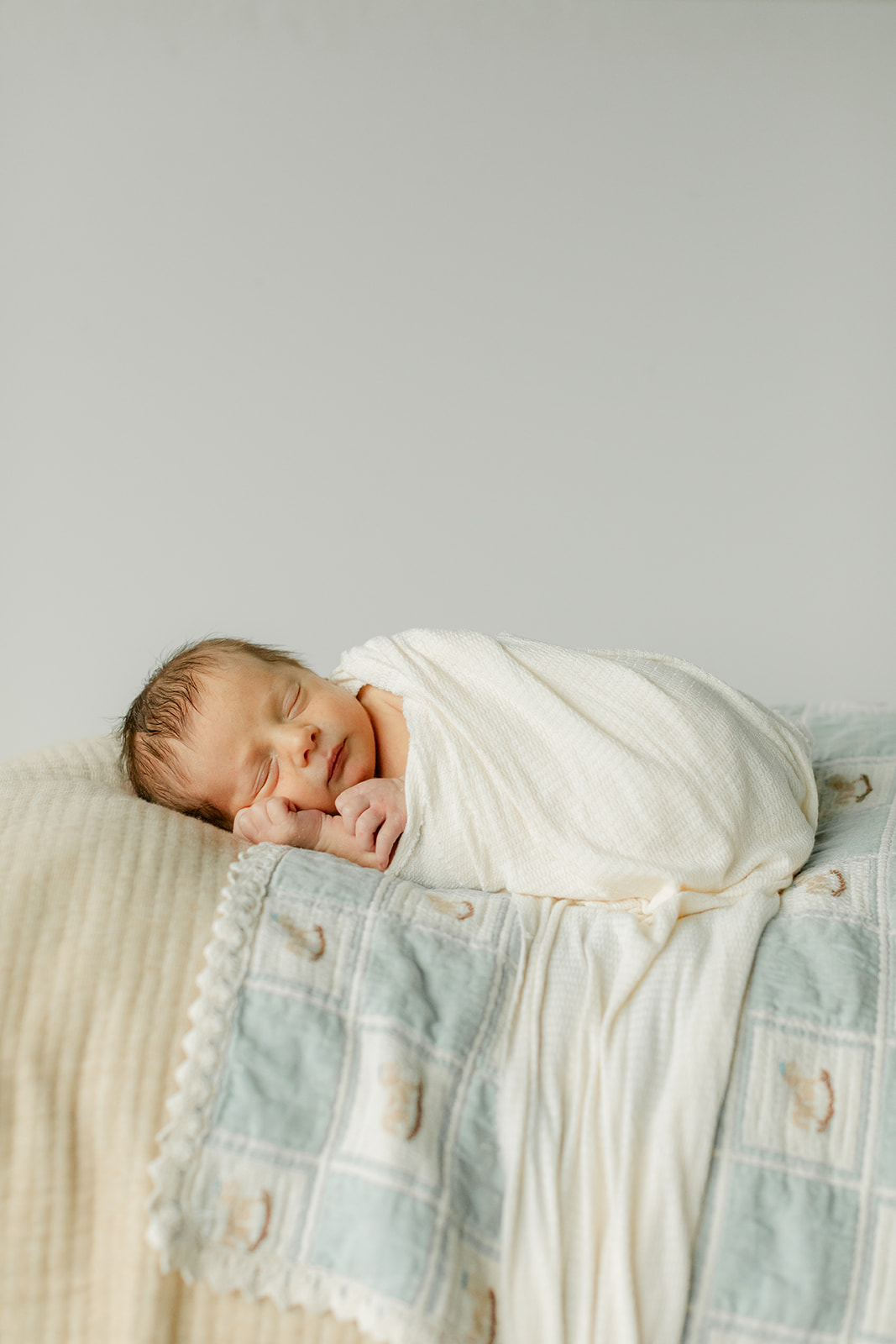 sleeping newborn baby