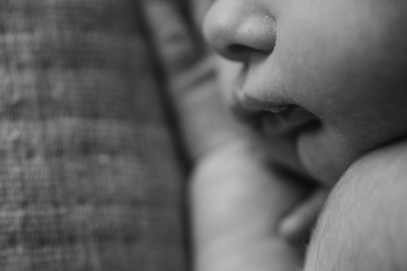 sleeping newborn baby