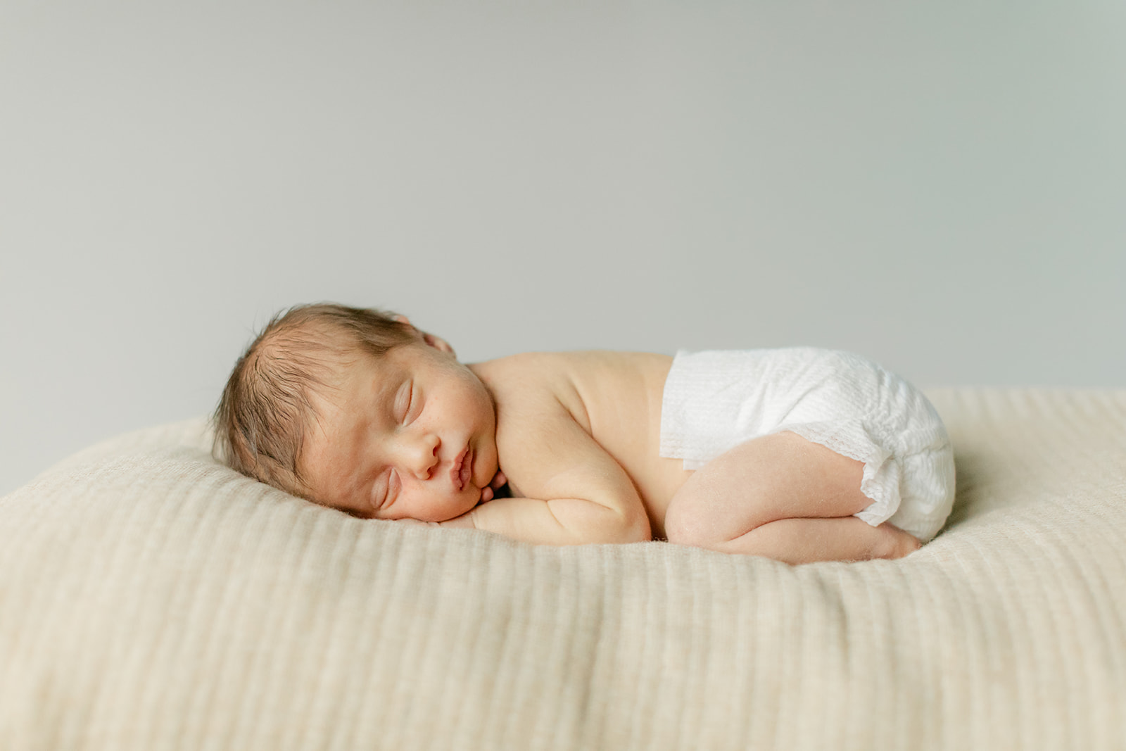 sleeping newborn baby
