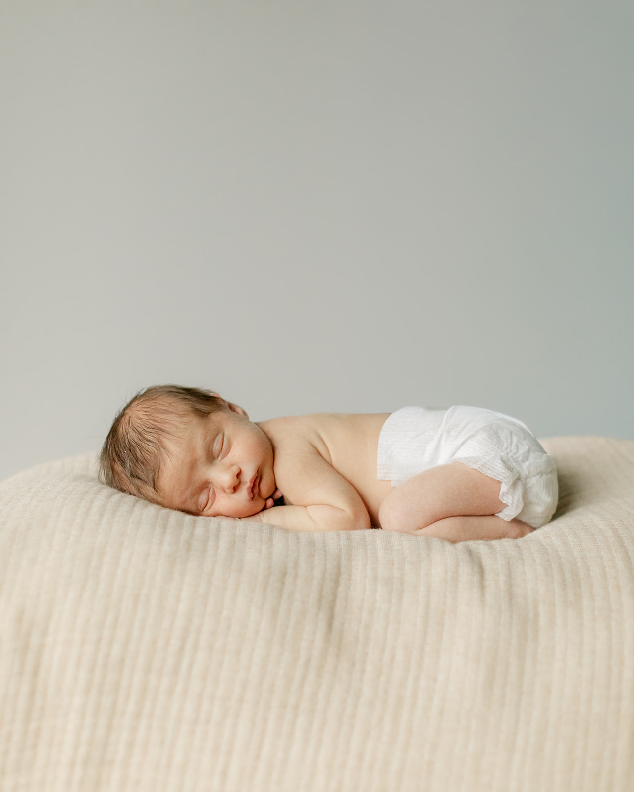 sleeping newborn baby