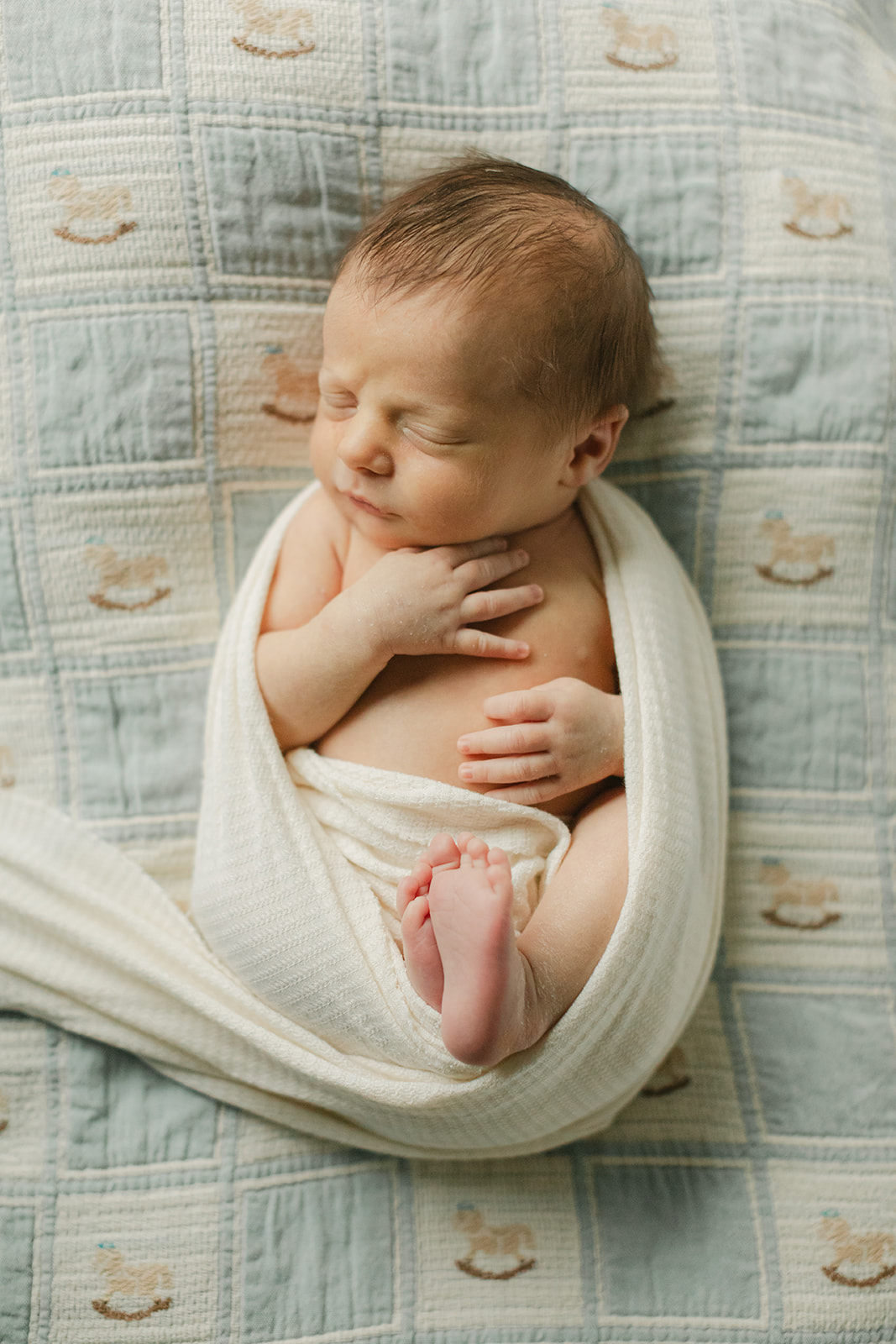sleeping newborn baby