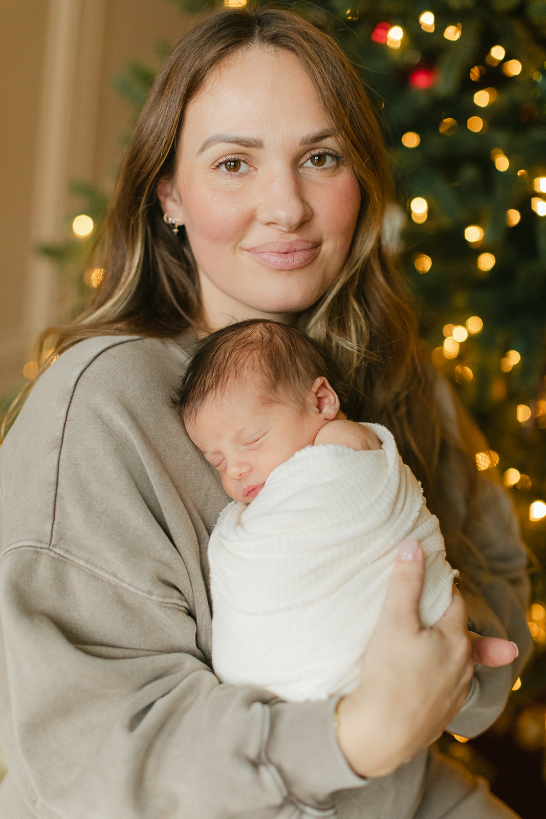 mama and newborn baby