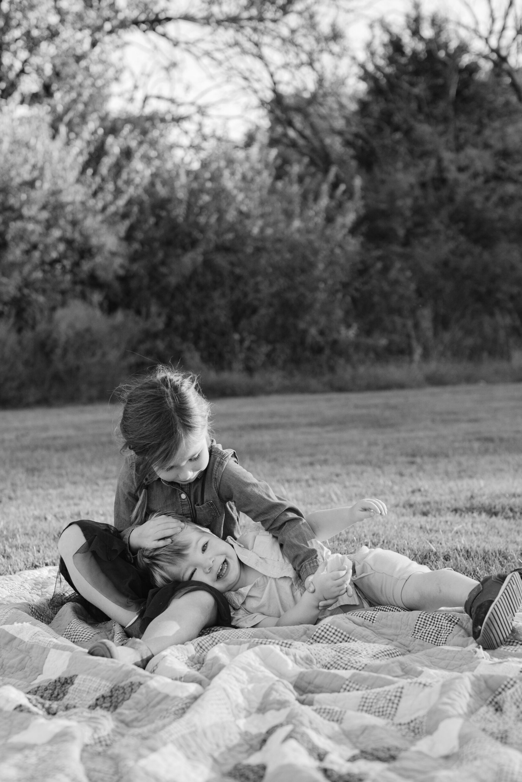 sibling photo (sister and brother)